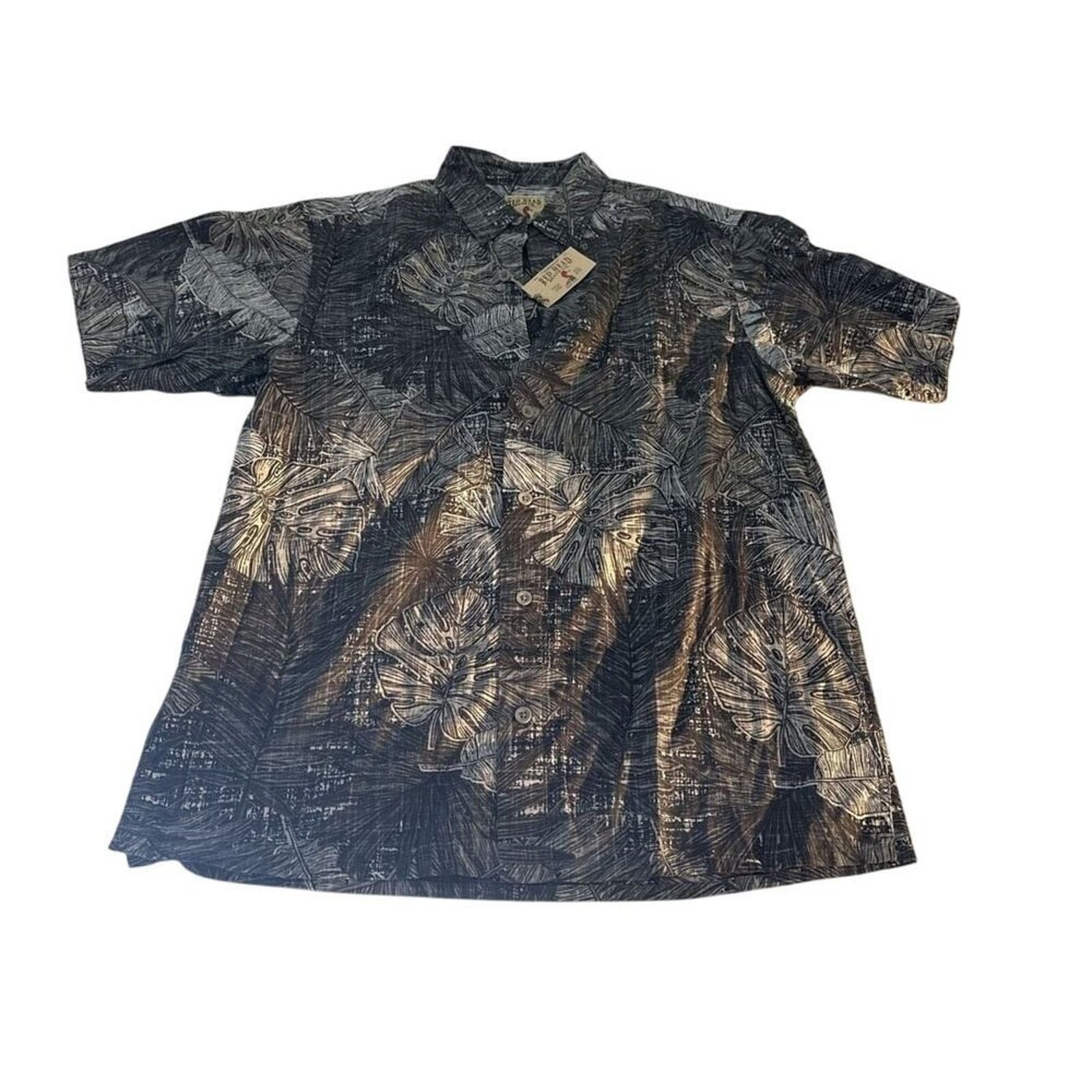Redhead Redhead Crosshatch Printed Short-Sleeve Button-Up Size US M / EU 48-50 / 2 - 2 Thumbnail
