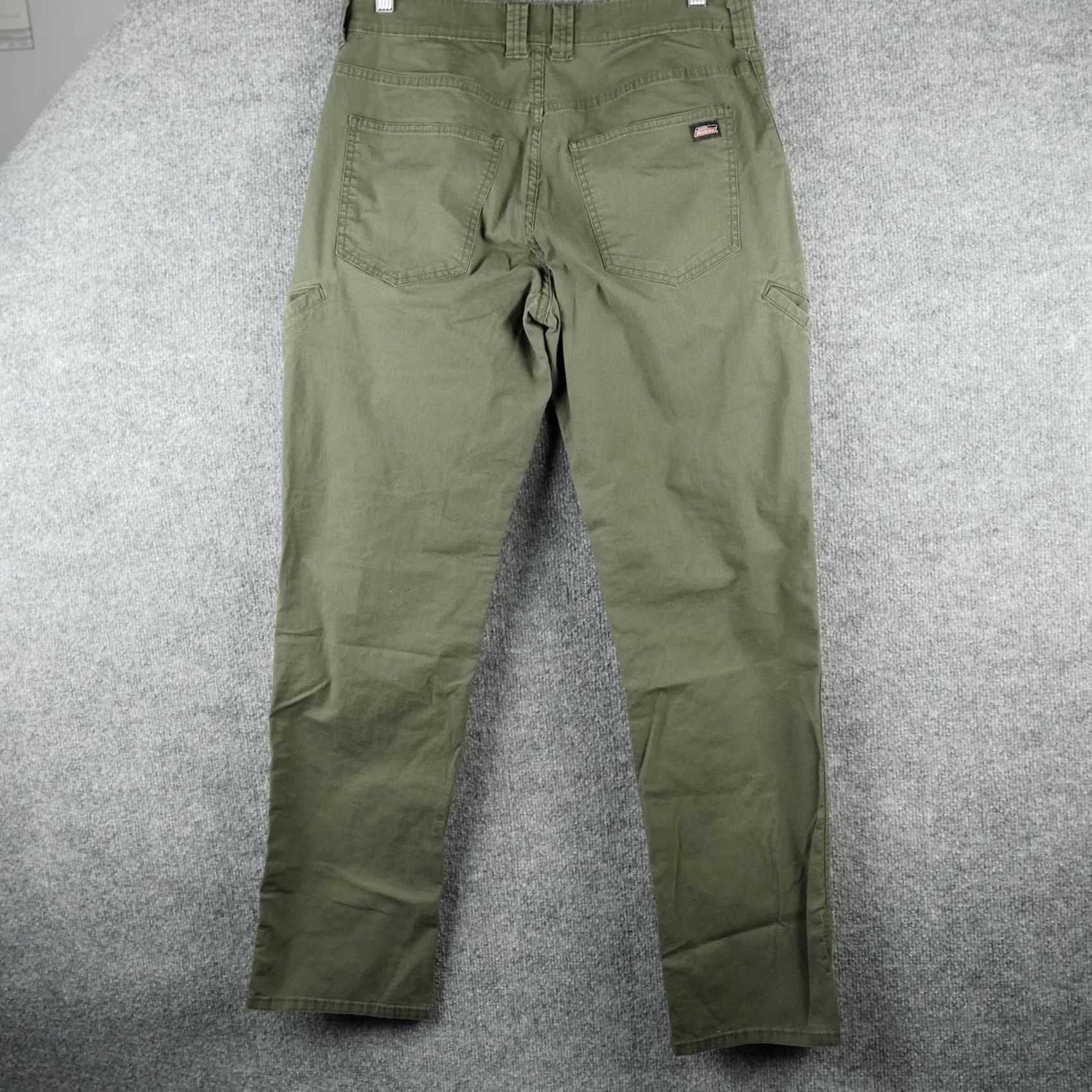 Dickies Dickies Pants Mens 32x32 Green Carpenter Canvas Stretch Ripstop Workwear Flex Size US 32 / EU 48 - 4 Thumbnail