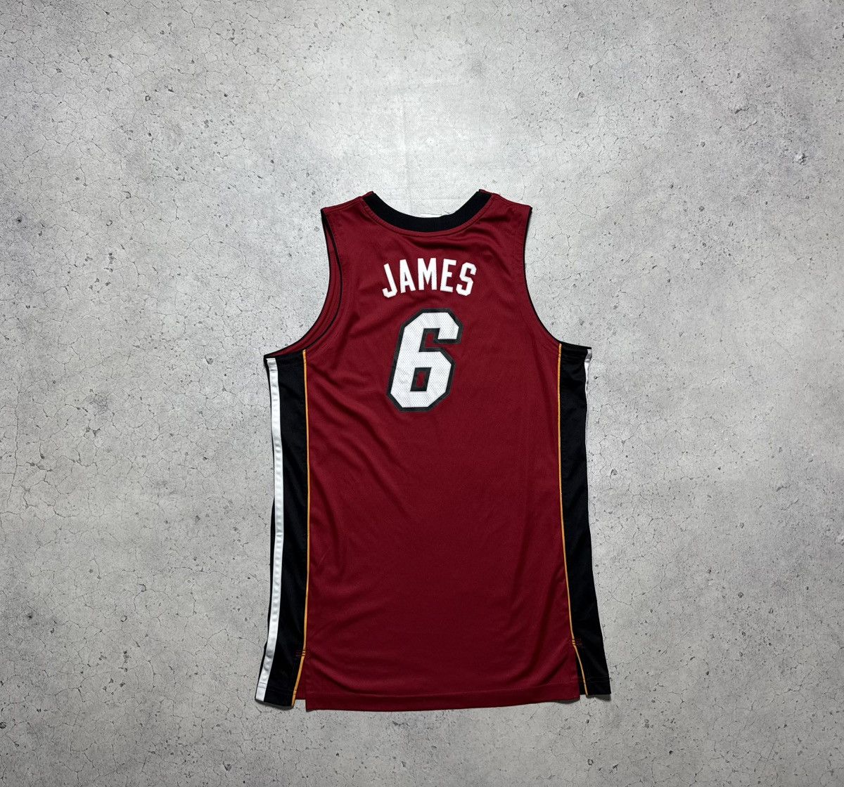 Adidas Adidas Miami #6 James NBA Jersey Shirt Size US S / EU 44-46 / 1 - 10 Thumbnail