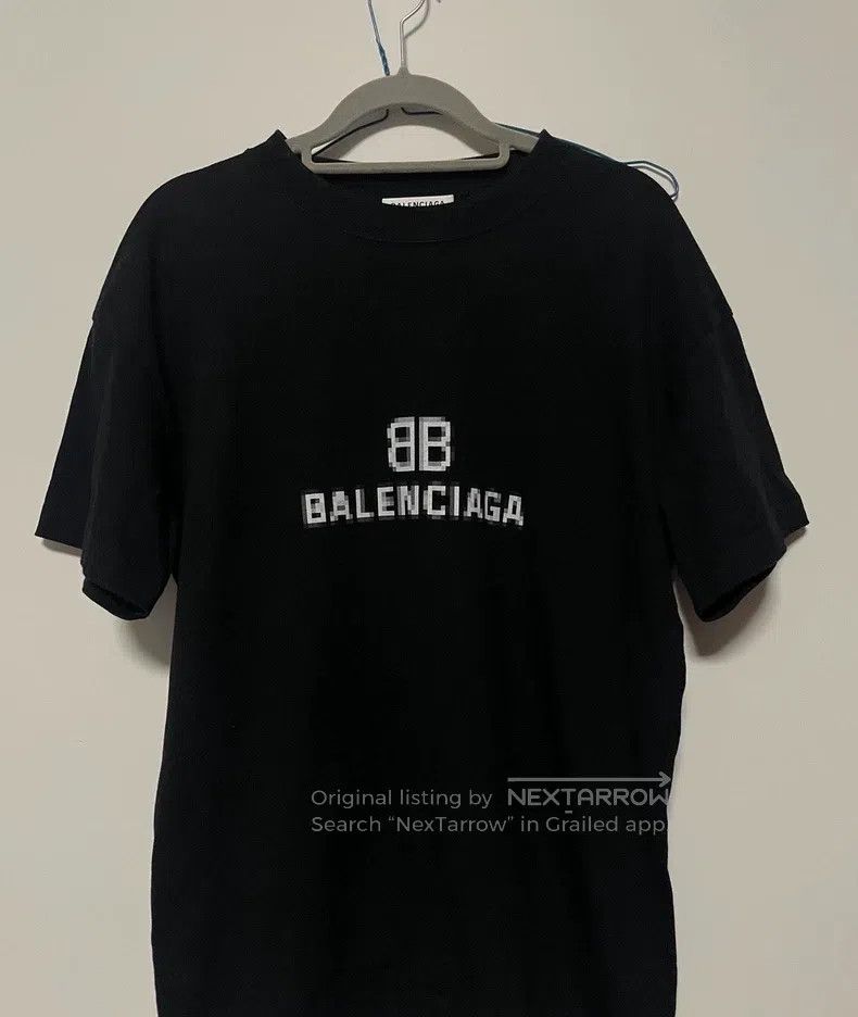 Balenciaga Balenciaga Short-sleeve mosaic T-shirt Size US XS / EU 42 / 0 - 1 Thumbnail