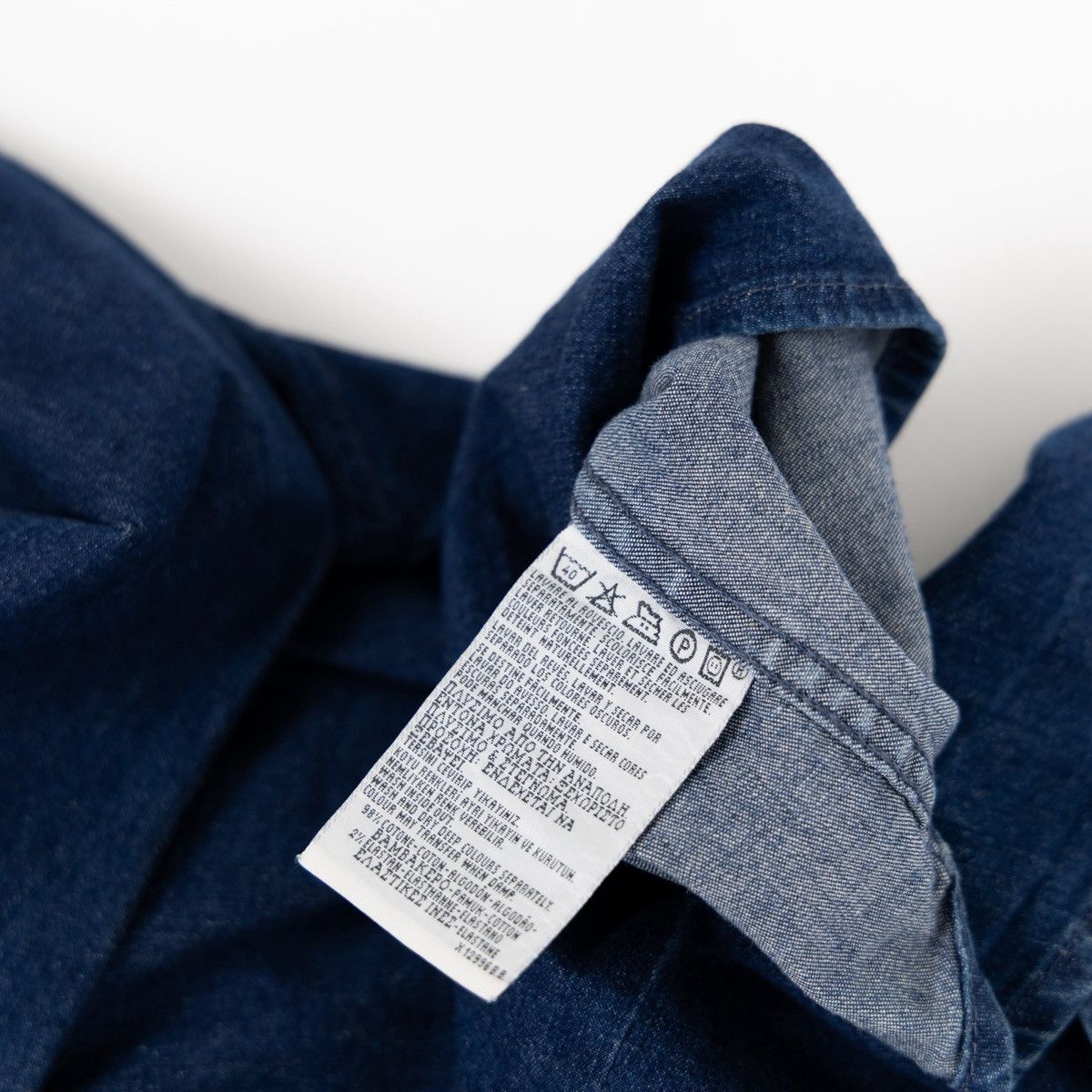 Levi's Vintage Clothing Levis Womens Vintage Denim Shirt Dark Blue 3/4 Sleeve Button Size S / US 4 / IT 40 - 6 Thumbnail