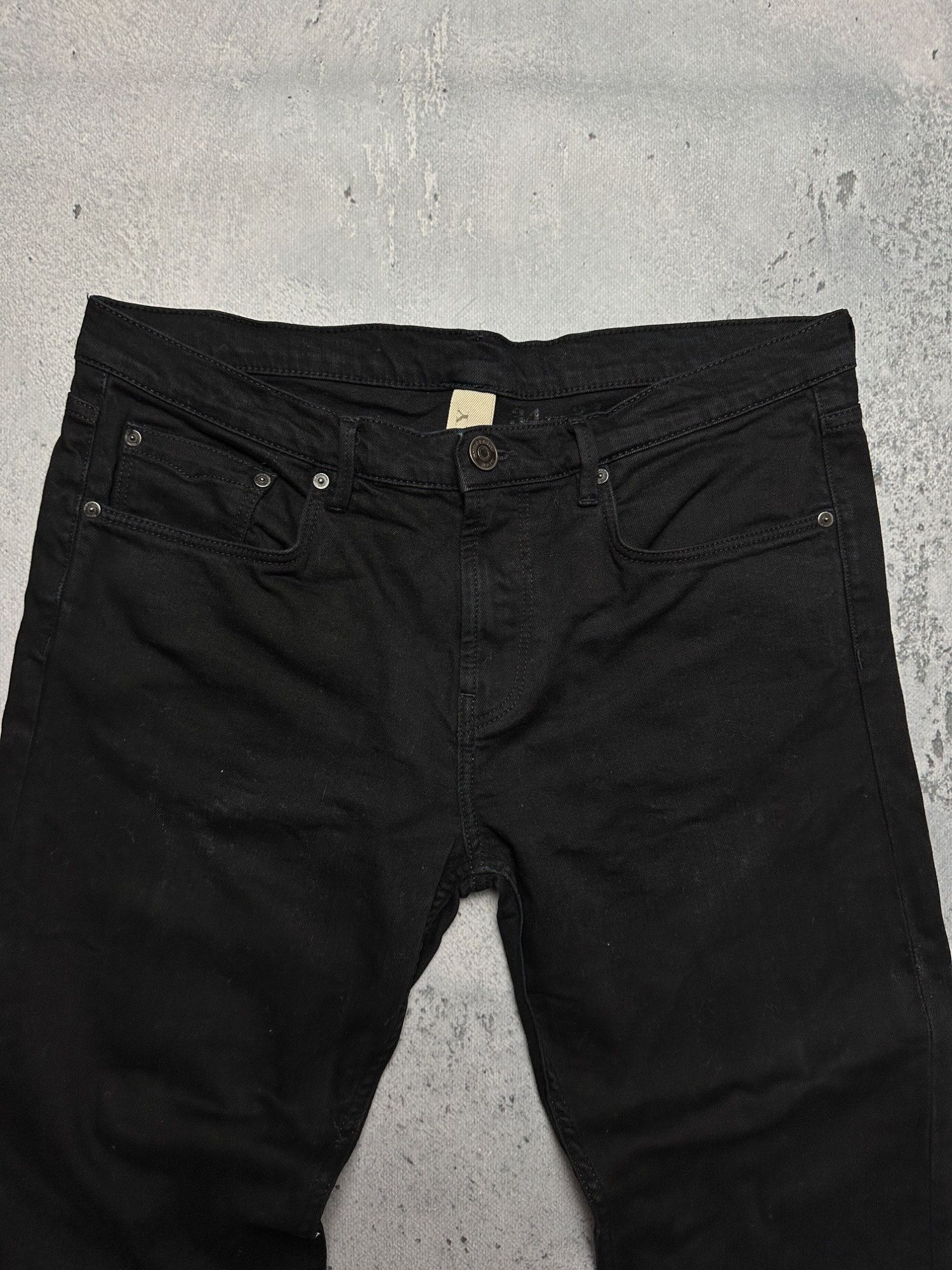 Burberry Burberry Brit Mens Skinny Black Denim Jeans 34W X 34L Cotton Size US 34 / EU 50 - 8 Thumbnail