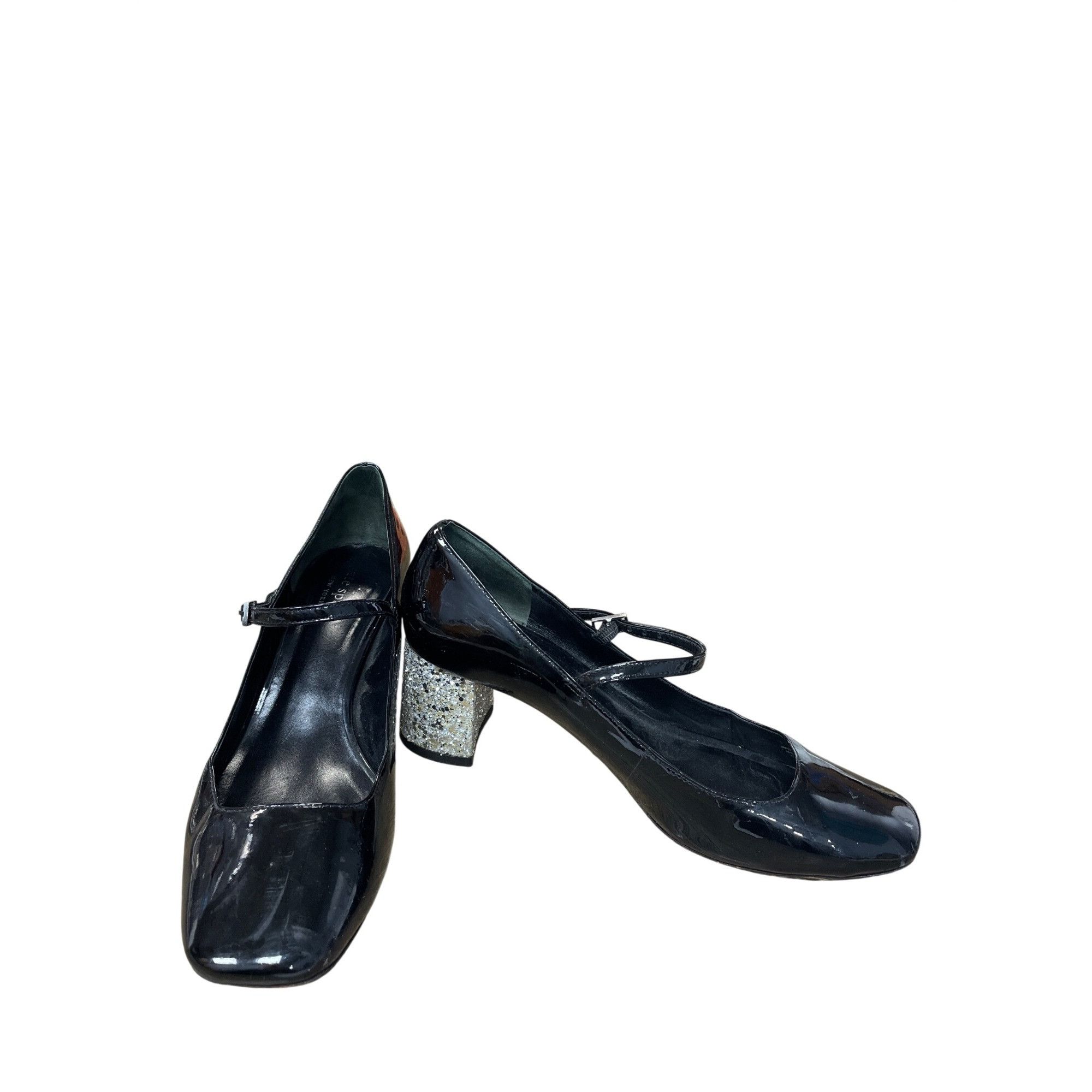 Kate Spade Kate Spade NY Wms Black Patent Leather Mary Jane Heels Glit Size US 8 / IT 38 - 1 Thumbnail