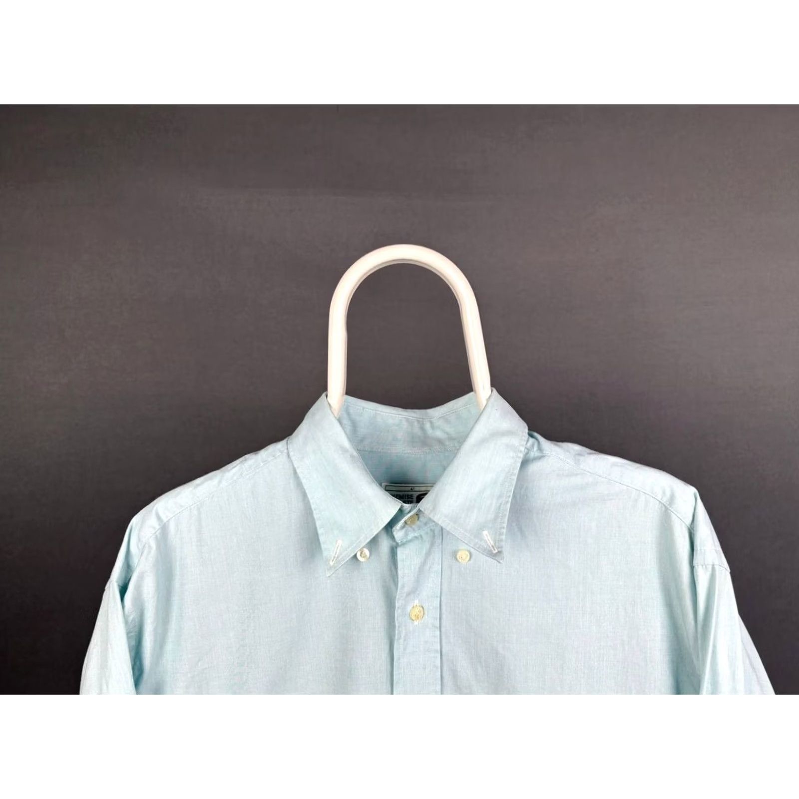 Lacoste Lacoste Shirt Button-Down Vintage 41 Blue Cotton Embroidered Men Regular Long Sleeve Button-Up Collared Vintage Lacoste Shirt 41 Blue Size US L / EU 52-54 / 3 - 3 Thumbnail