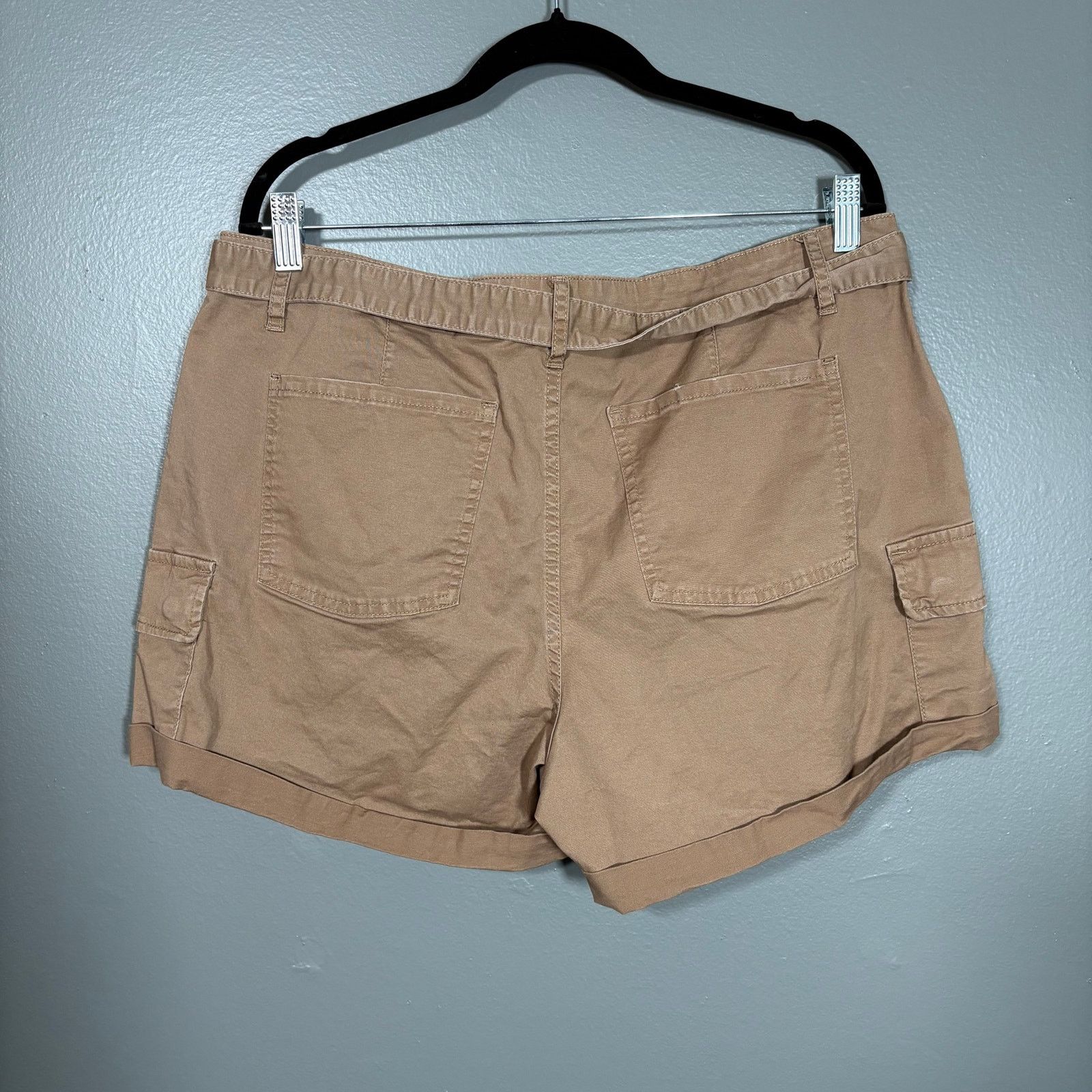 Other Time & Tru Brown Utility Gorpcore Cargo Mid Rise Shorts - 16 Size 38" / US 16 / IT 52 - 7 Thumbnail