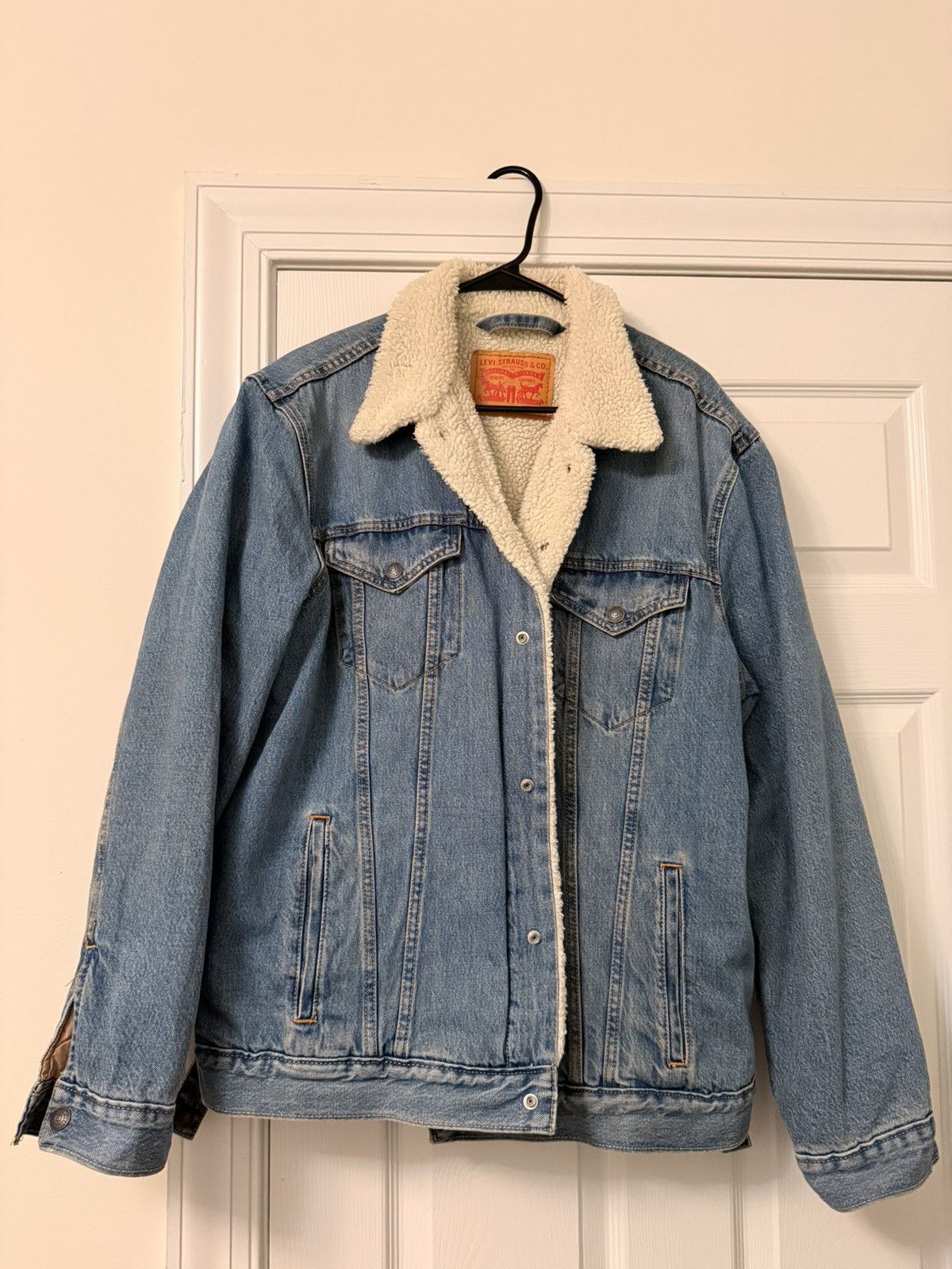 Levi's Levi Sherpa Denim Jacket Size US XL / EU 56 / 4 - 1 Thumbnail
