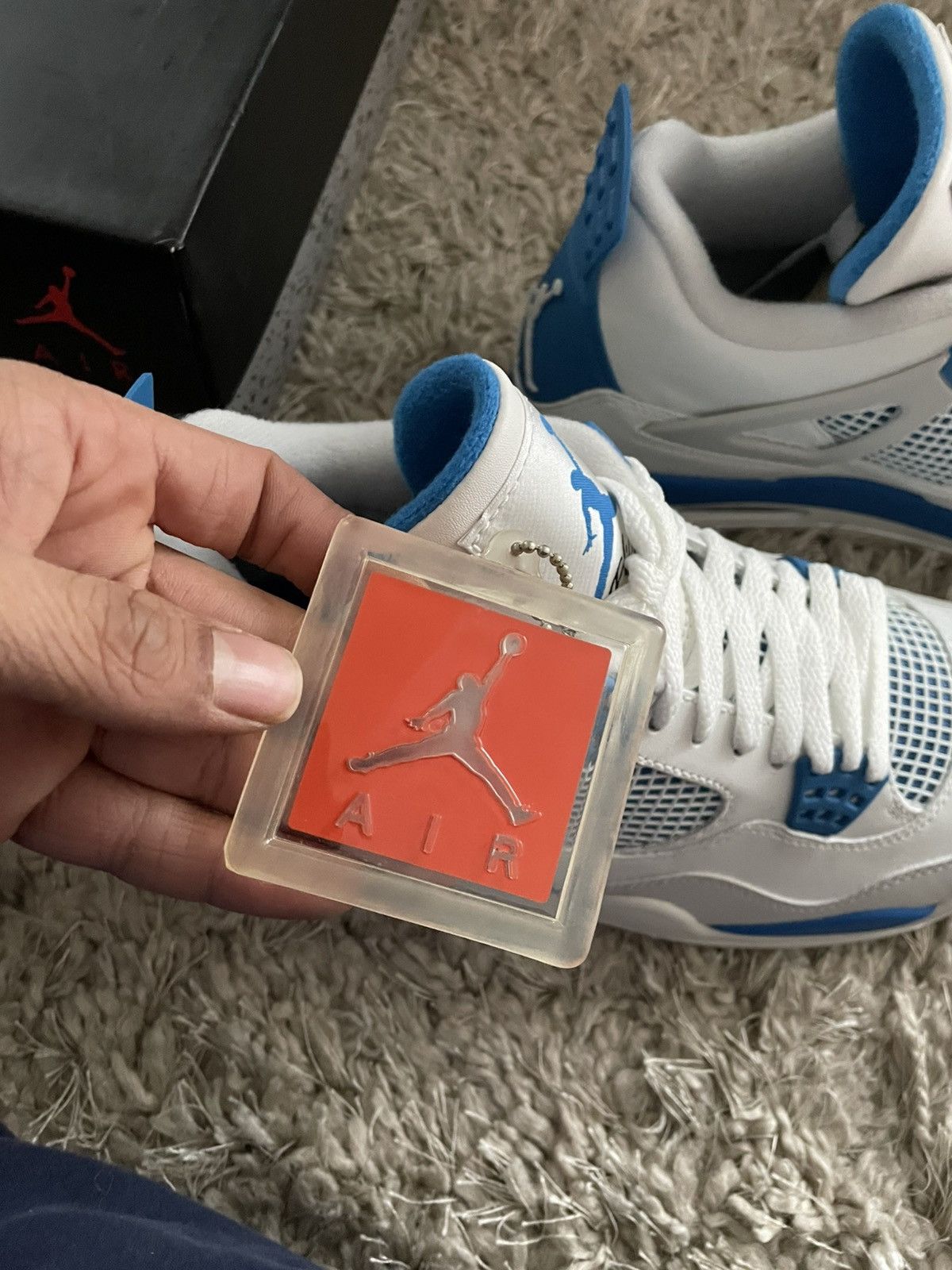 Jordan Brand Jordan 4 Military Blue 2012 release Size US 10 / EU 43 - 11 Thumbnail