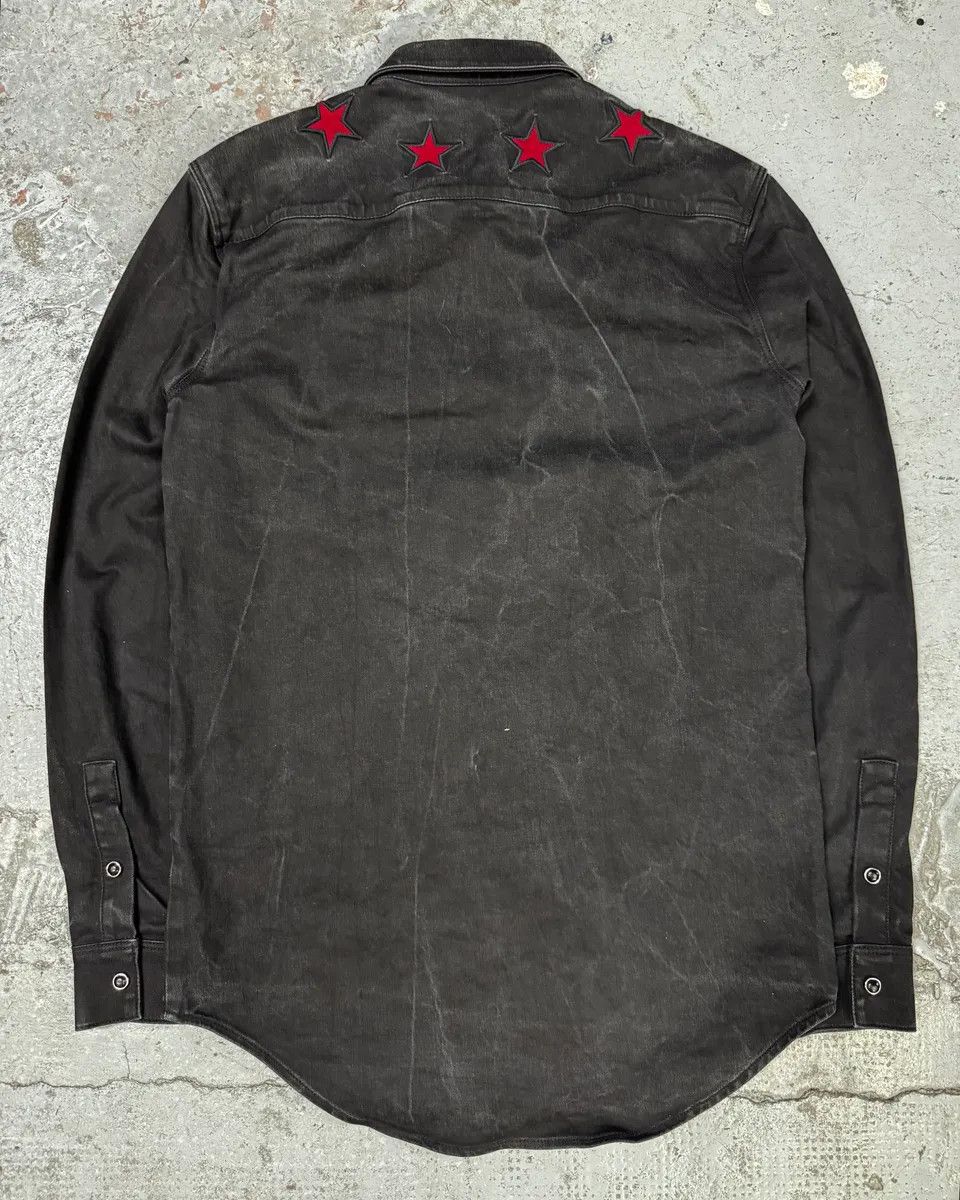 Givenchy FW2017 Givenchy Stars Black Denim Shirt Size US S / EU 44-46 / 1 - 4 Thumbnail