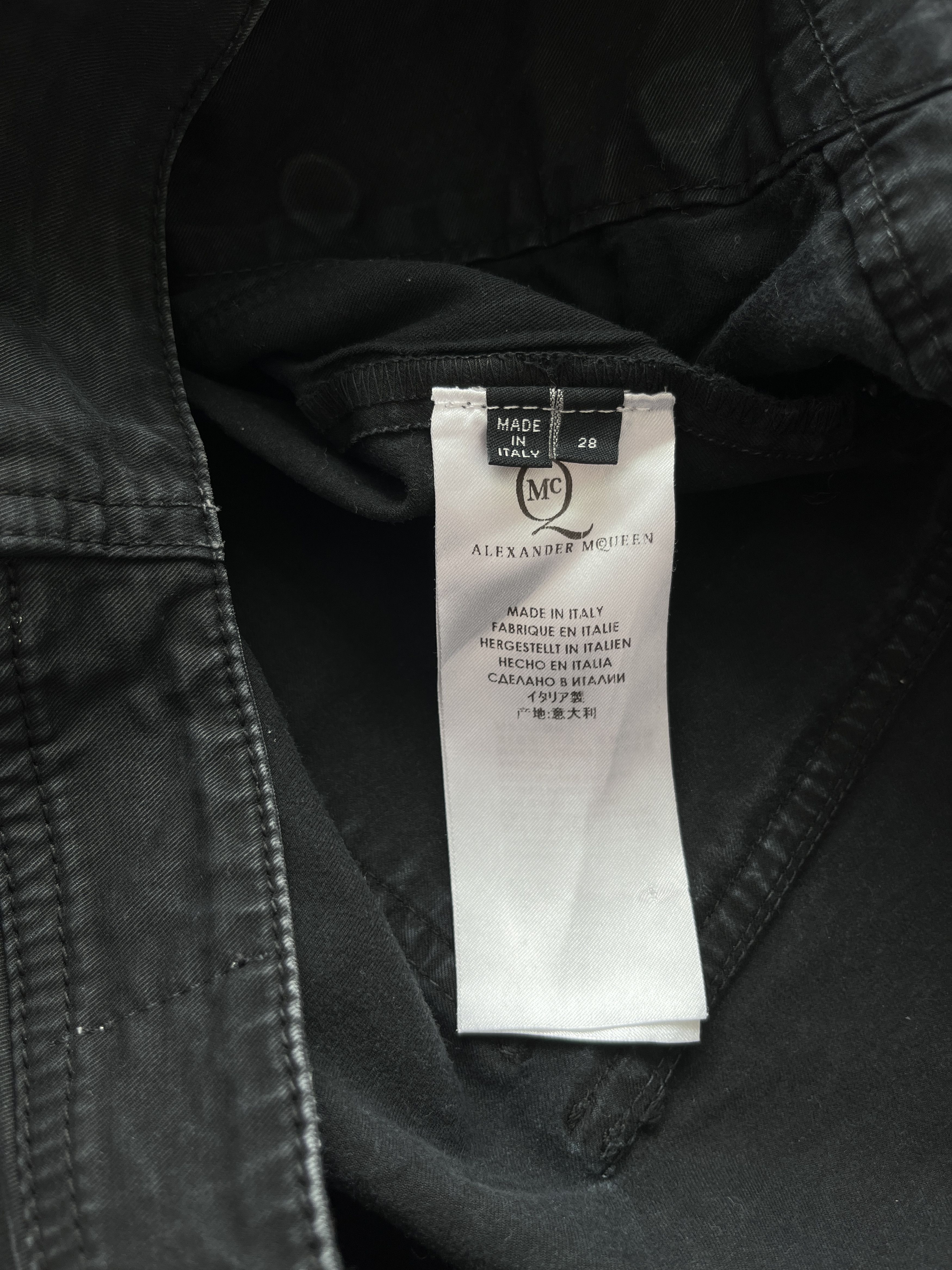 Alexander McQueen 2014 Alexander McQueen Black Pants Trousers Size US 28 / EU 44 - 6 Thumbnail
