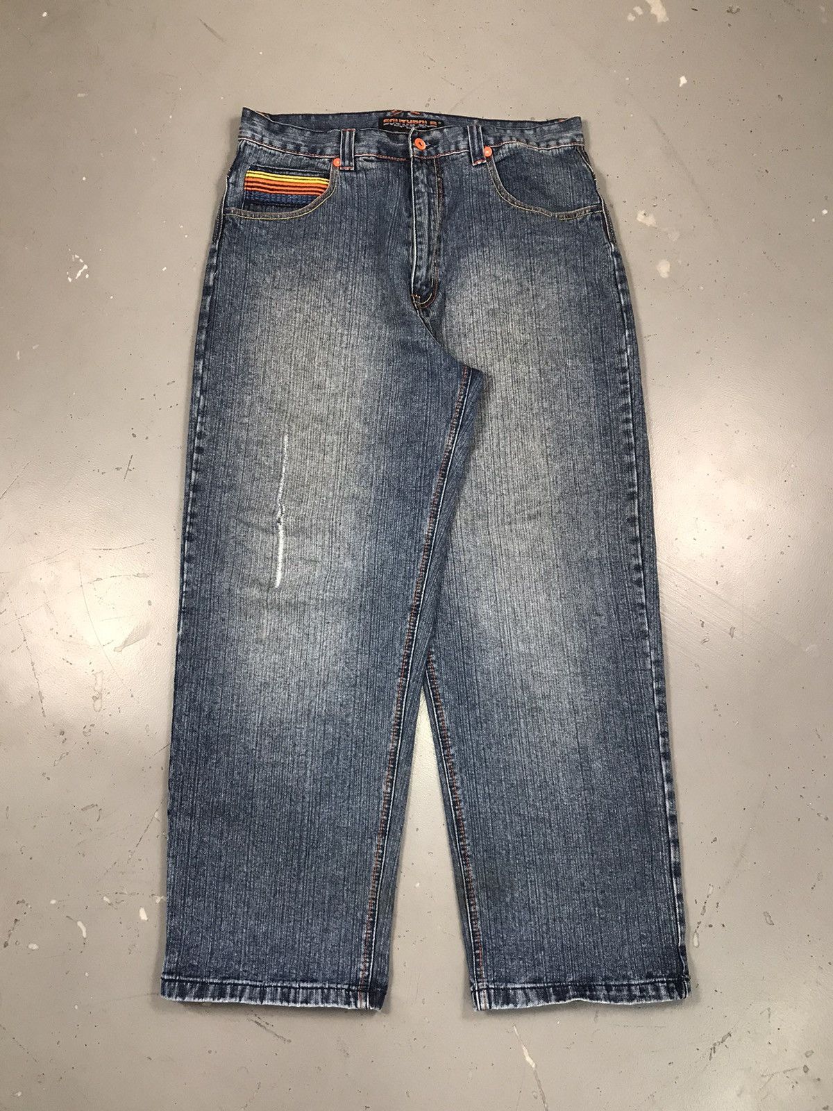 Southpole × Vintage Vintage Southpole Baggy Fit Denim Size US 36 / EU 52 - 3 Thumbnail
