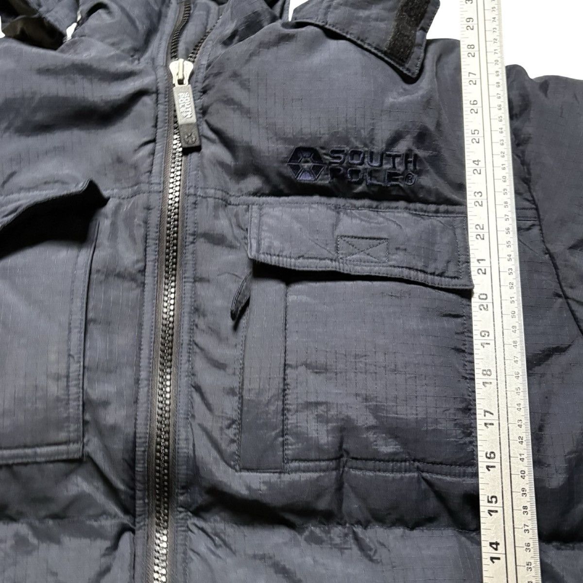 Southpole Vintage Southpole Puffer Jacket Hoodie Men’s L Navy Y2K Duck Size US L / EU 52-54 / 3 - 6 Thumbnail