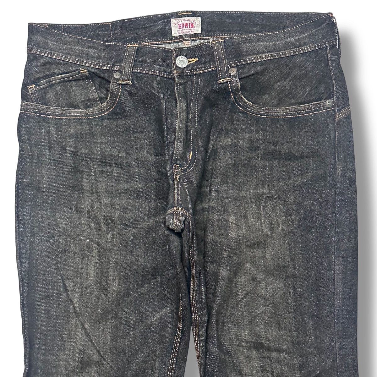 Edwin Edwin Exclusive Vintage Straight Leg Buckleback With Faded Size US 39 - 2 Thumbnail