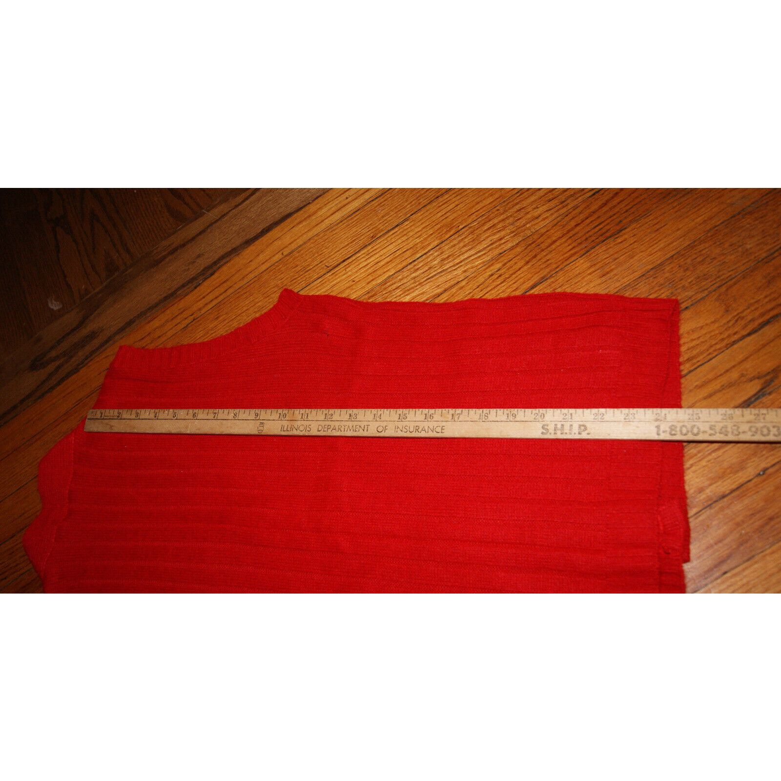 Other VTG Sweetree Red Cardigan Sweater Vest Pockets Womens M USA Size M / US 6-8 / IT 42-44 - 8 Thumbnail