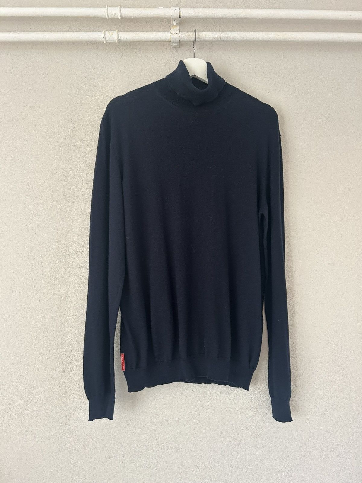 Prada Cotton / Cashmere Blend Turtleneck Sweater Size US M / EU 48-50 / 2 - 8 Thumbnail