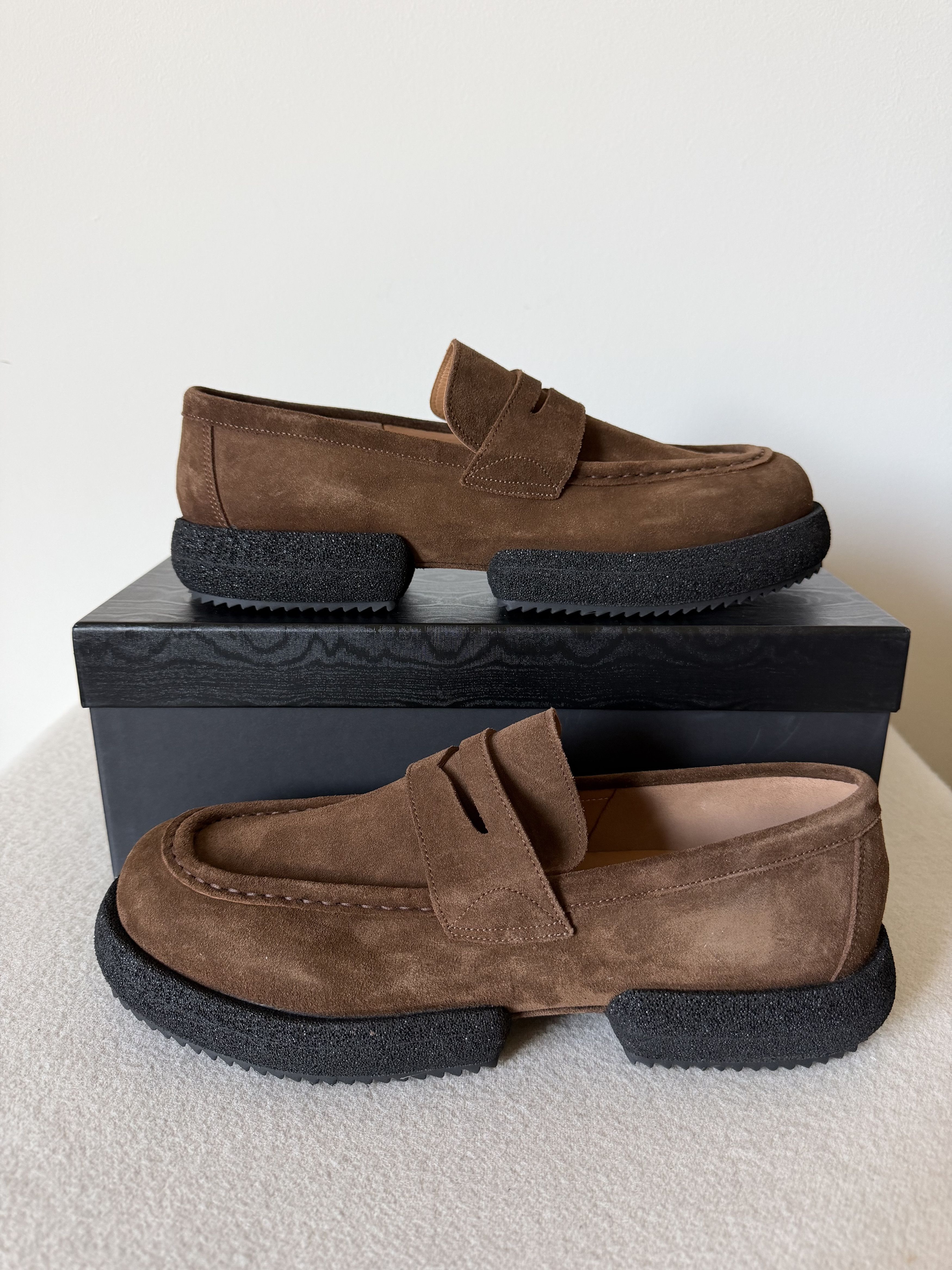 Dries Van Noten Dries Van Noten Moccasin Loafers in Brown Suede Size US 9 / EU 42 - 2 Thumbnail