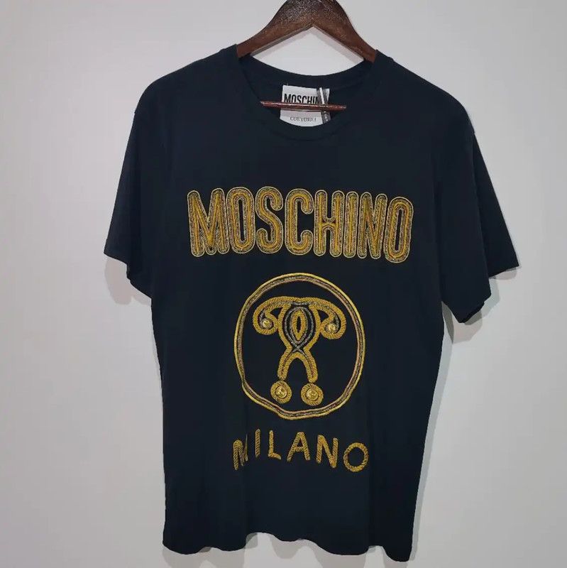 Moschino Moschino Black Cotton Women's T-Shirt 0089 Size XXS / US 00 / IT 34 - 1 Thumbnail