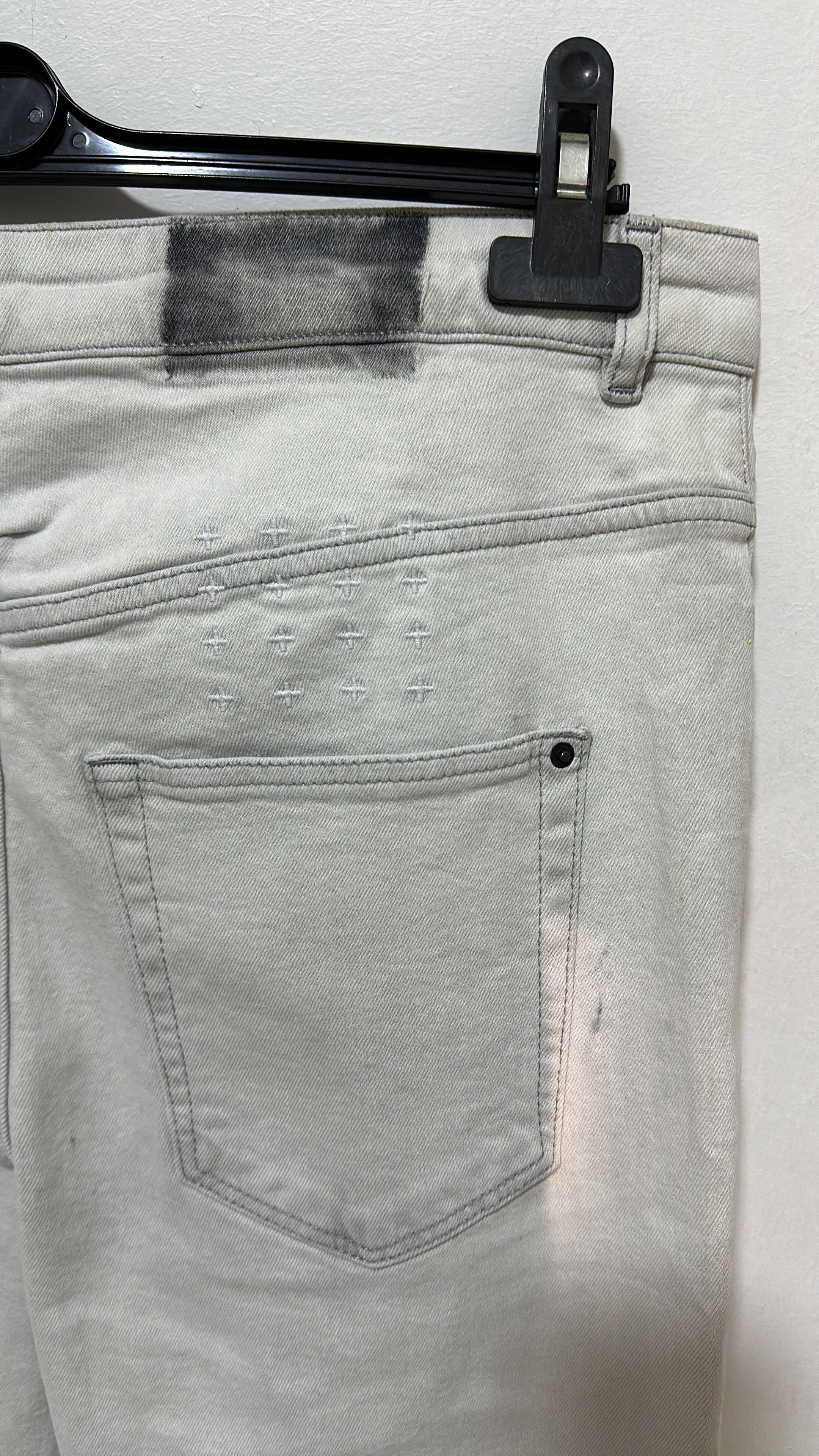Ksubi Ksubi Unreleasedr Bullet Habits Jeans in Dark Grey 32 Size US 32 / EU 48 - 8 Thumbnail