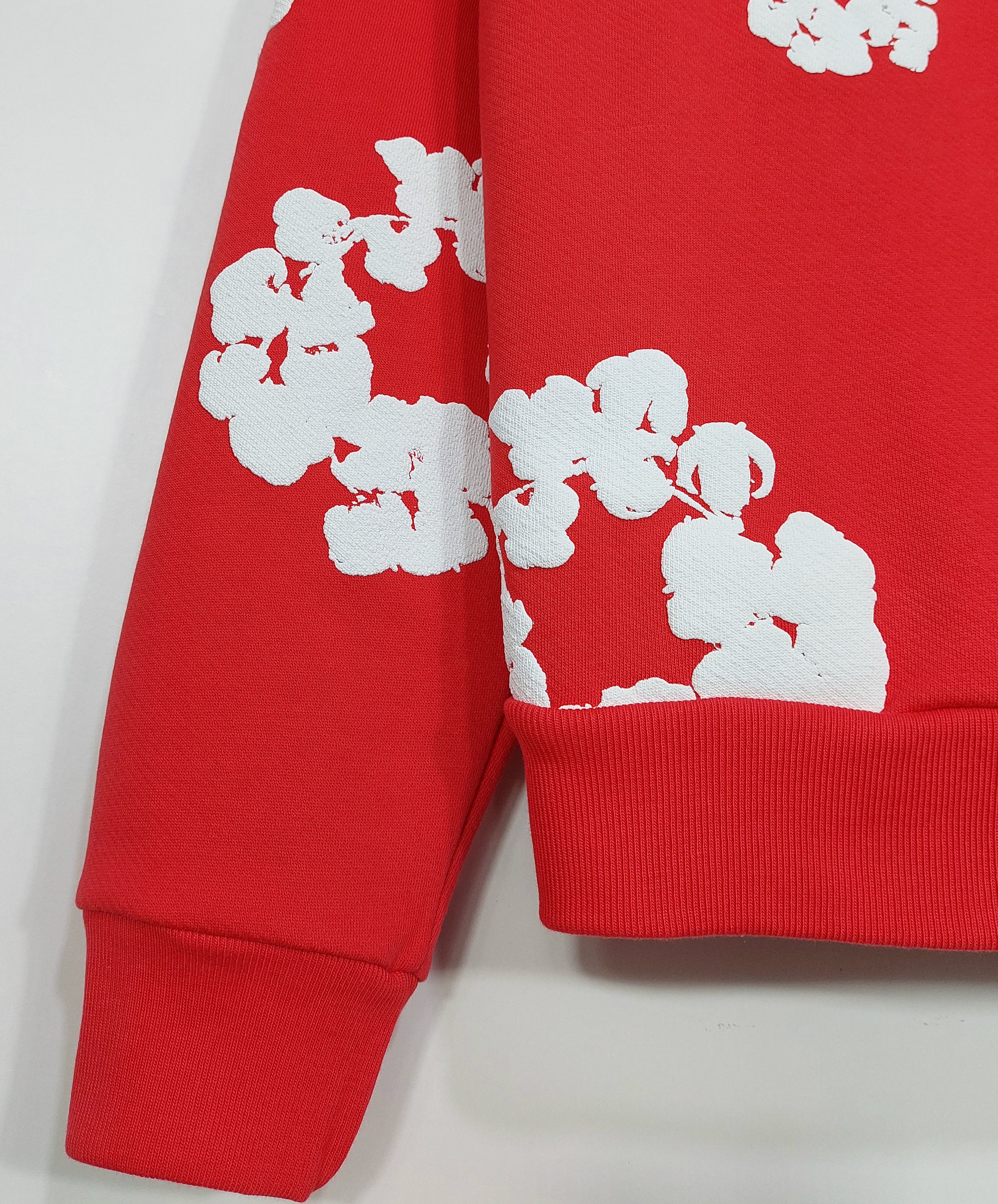 DENIM TEARS the cotton wreath hoodie - red L Size US L / EU 52-54 / 3 - 13 Thumbnail