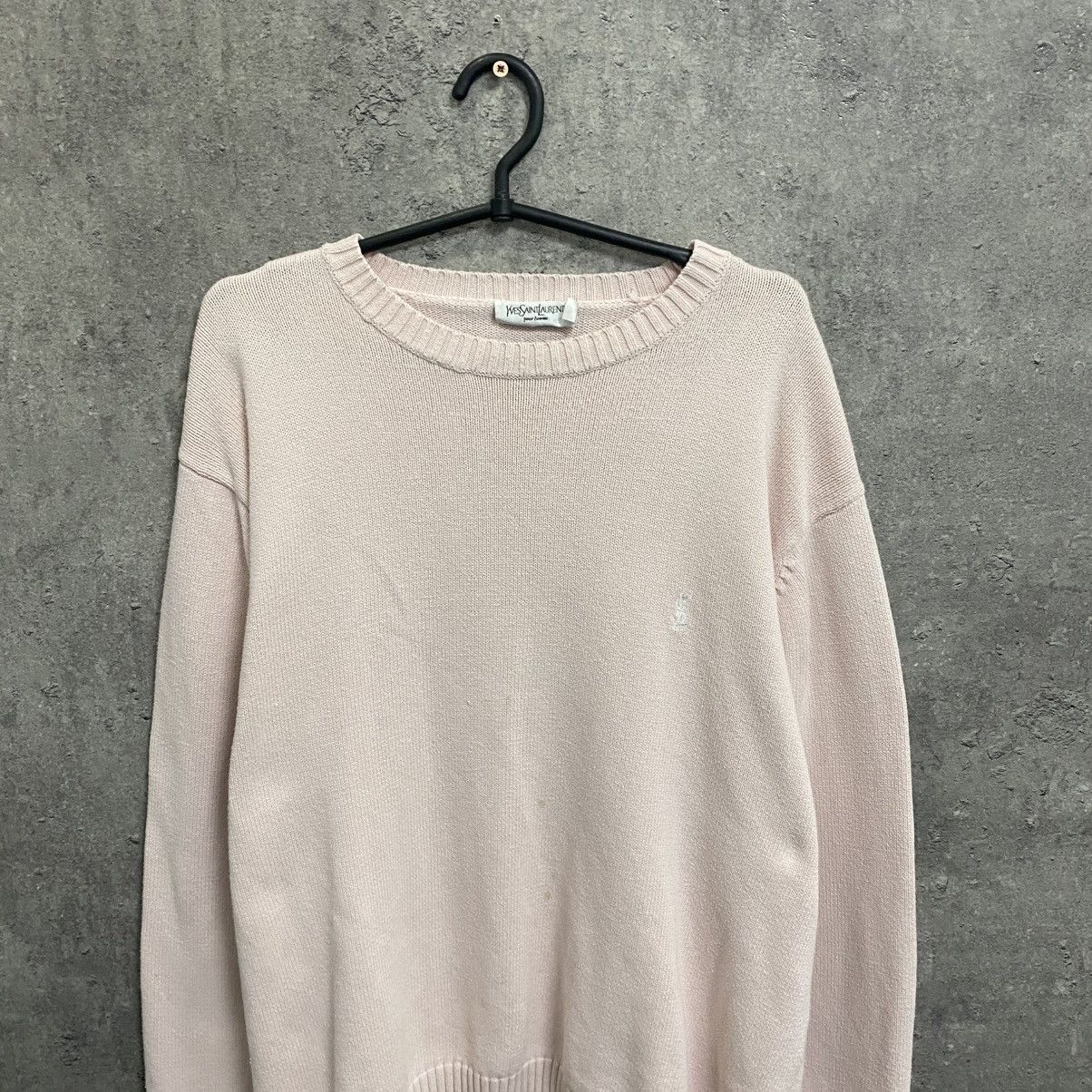 Yves Saint Laurent Vintage Yves Saint Laurent Knit Crewneck YSL Sweater Size US XL / EU 56 / 4 - 4 Thumbnail