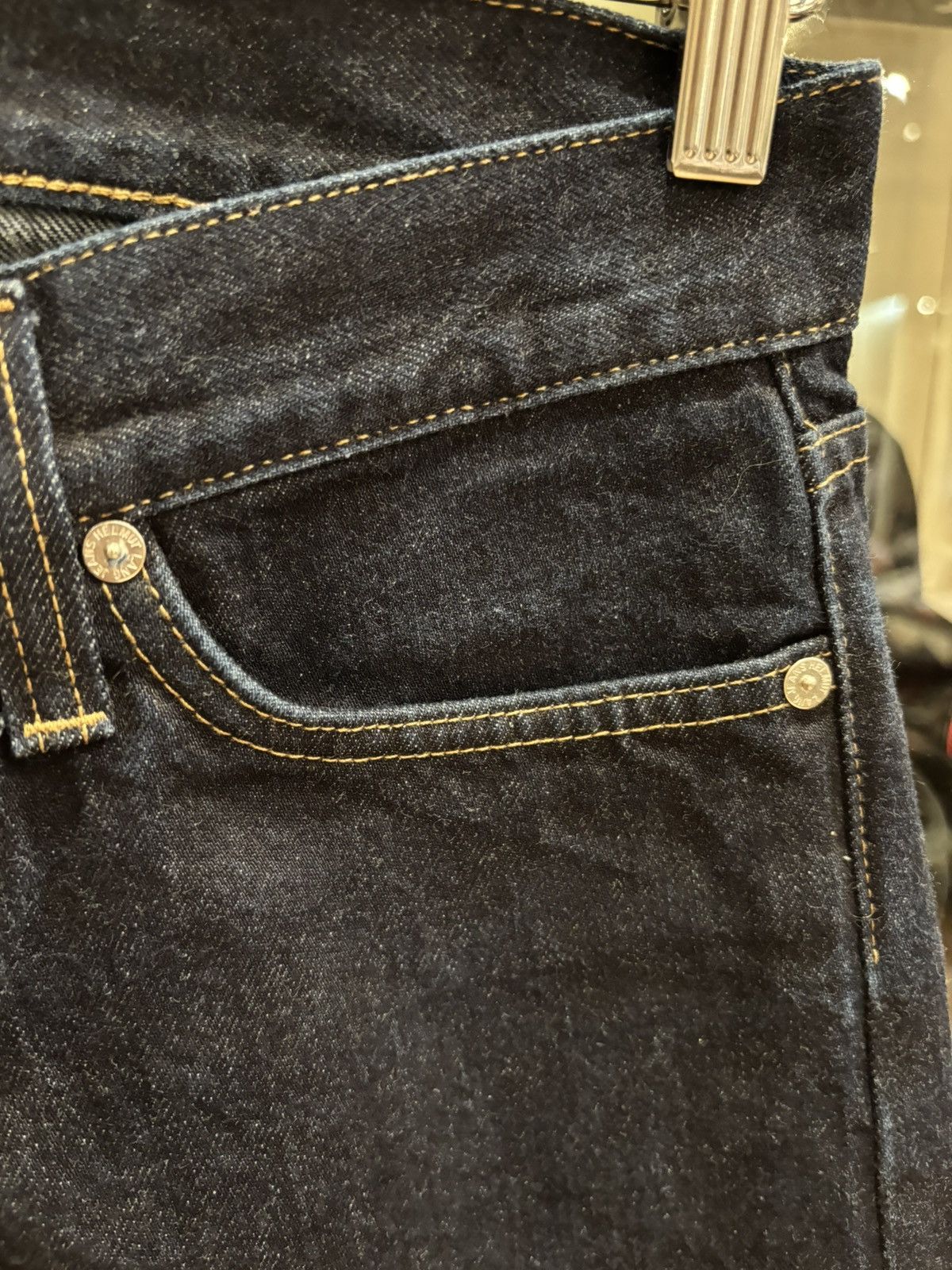 Helmut Lang Helmut Lang Dark Paint Denim Size US 28 / EU 44 - 6 Thumbnail