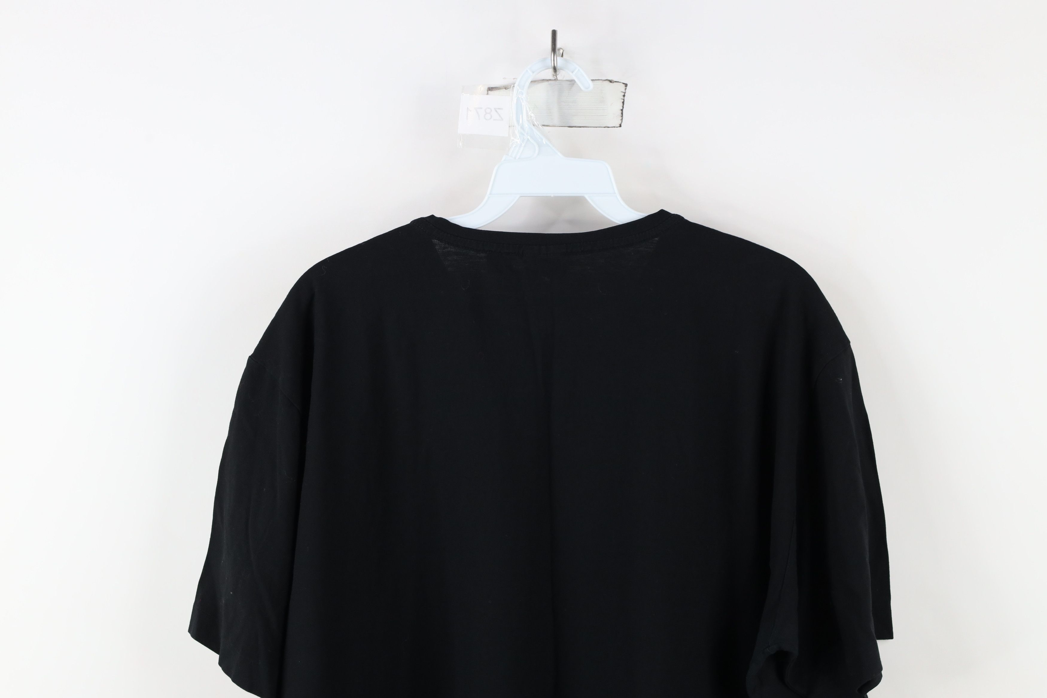 Hugo Boss × Vintage Hugo Boss Mercerized Cotton Short Sleeve T-Shirt Black Size US XL / EU 56 / 4 - 9 Thumbnail
