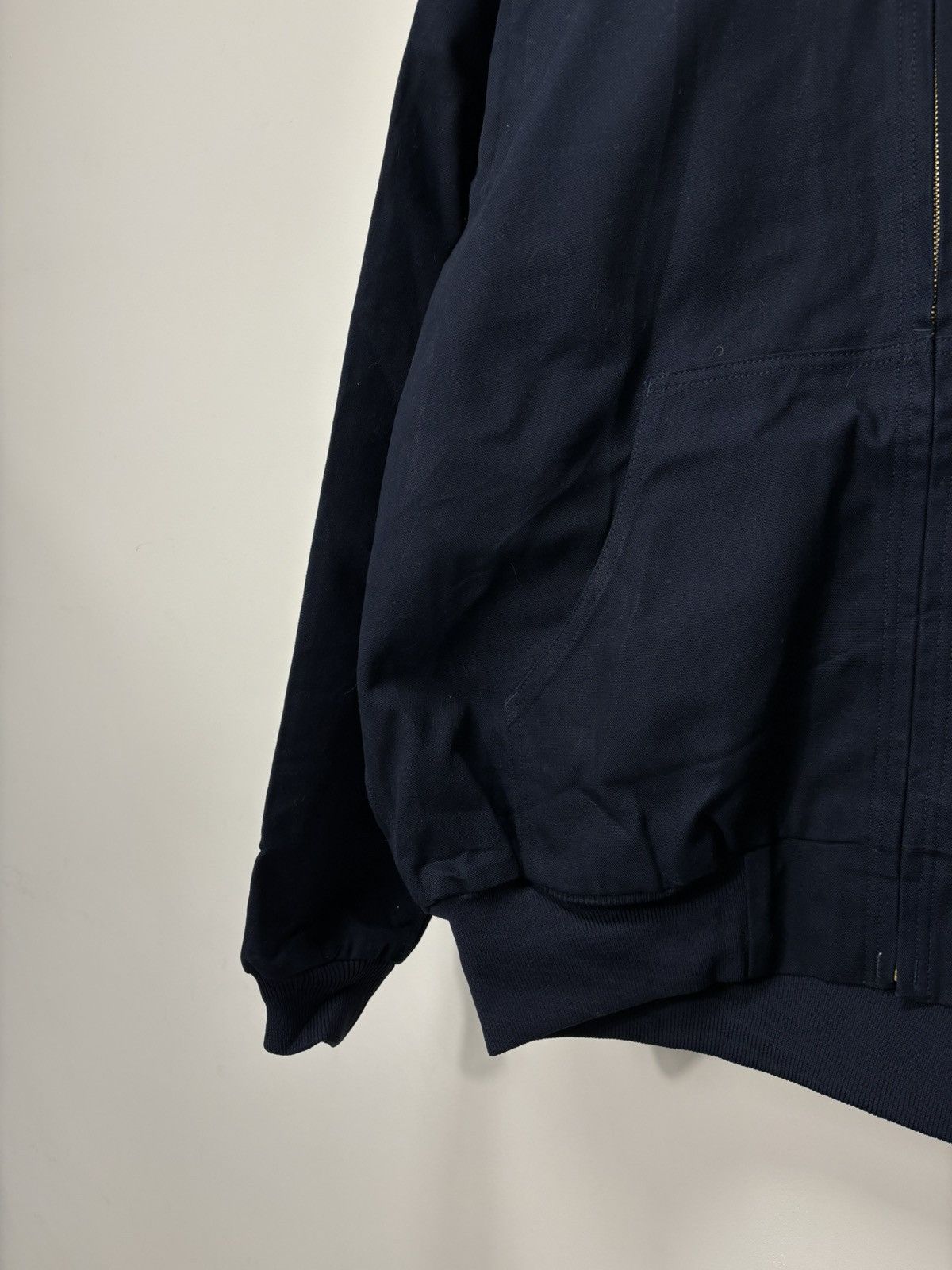 Carhartt Vintage Carhartt J131 USA Navy Hype Hooded Active Jacket Size US XL / EU 56 / 4 - 9 Thumbnail