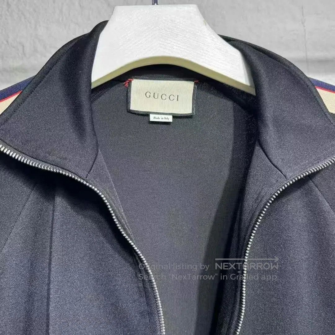 Gucci GUCCI Technical Jersey Track Jacket. Size US M / EU 48-50 / 2 - 3 Thumbnail