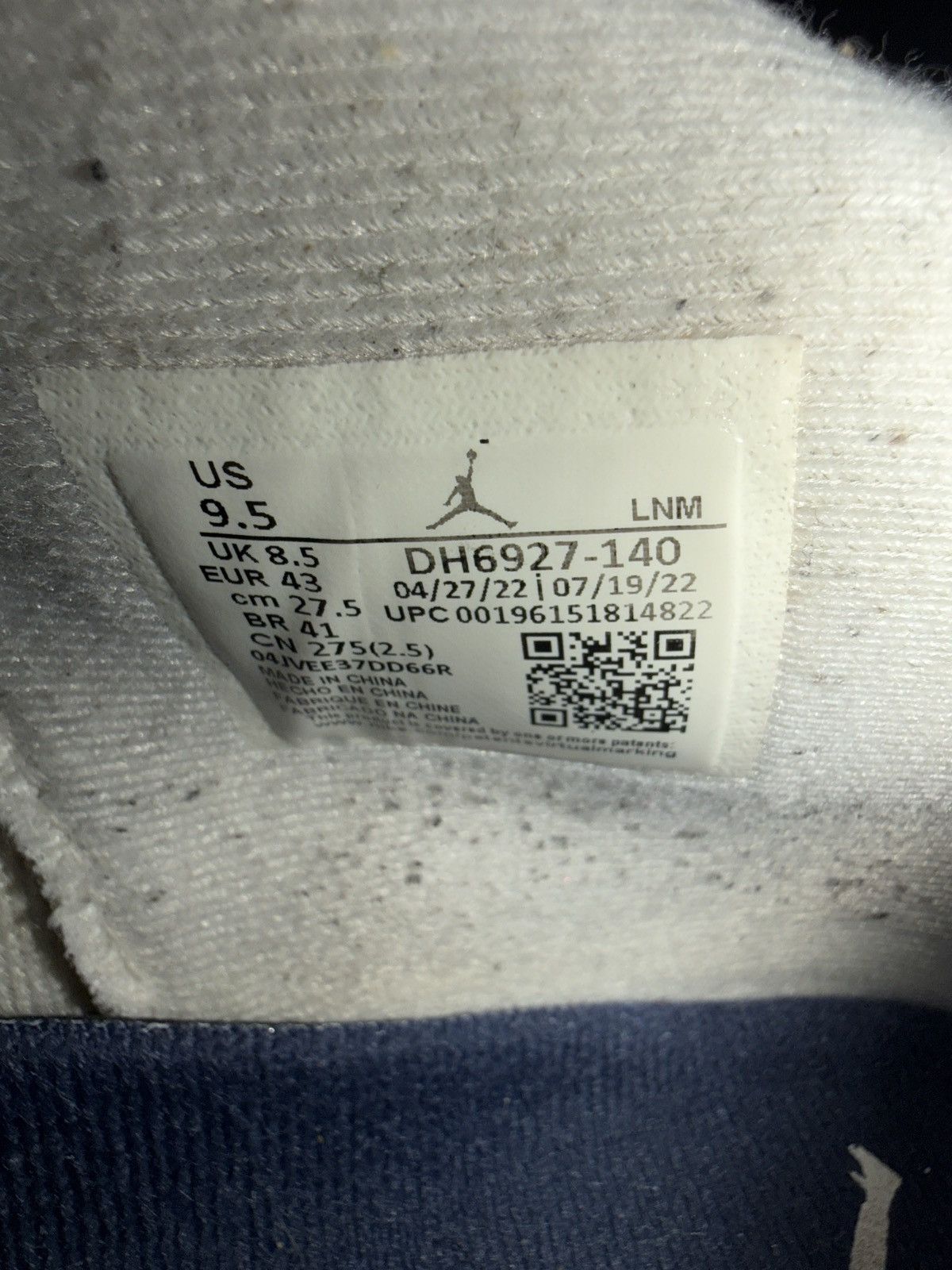 Jordan Brand Jordan 4 Retro Midnight Navy Size US 9.5 / EU 42-43 - 8 Thumbnail