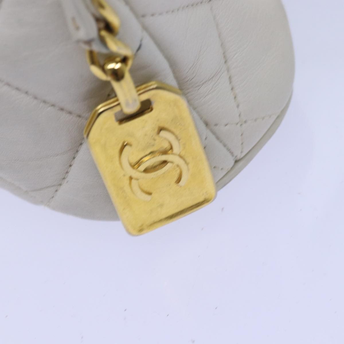 Chanel CHANEL Matelasse Chain Shoulder Bag Leather White CC Size ONE SIZE - 10 Thumbnail