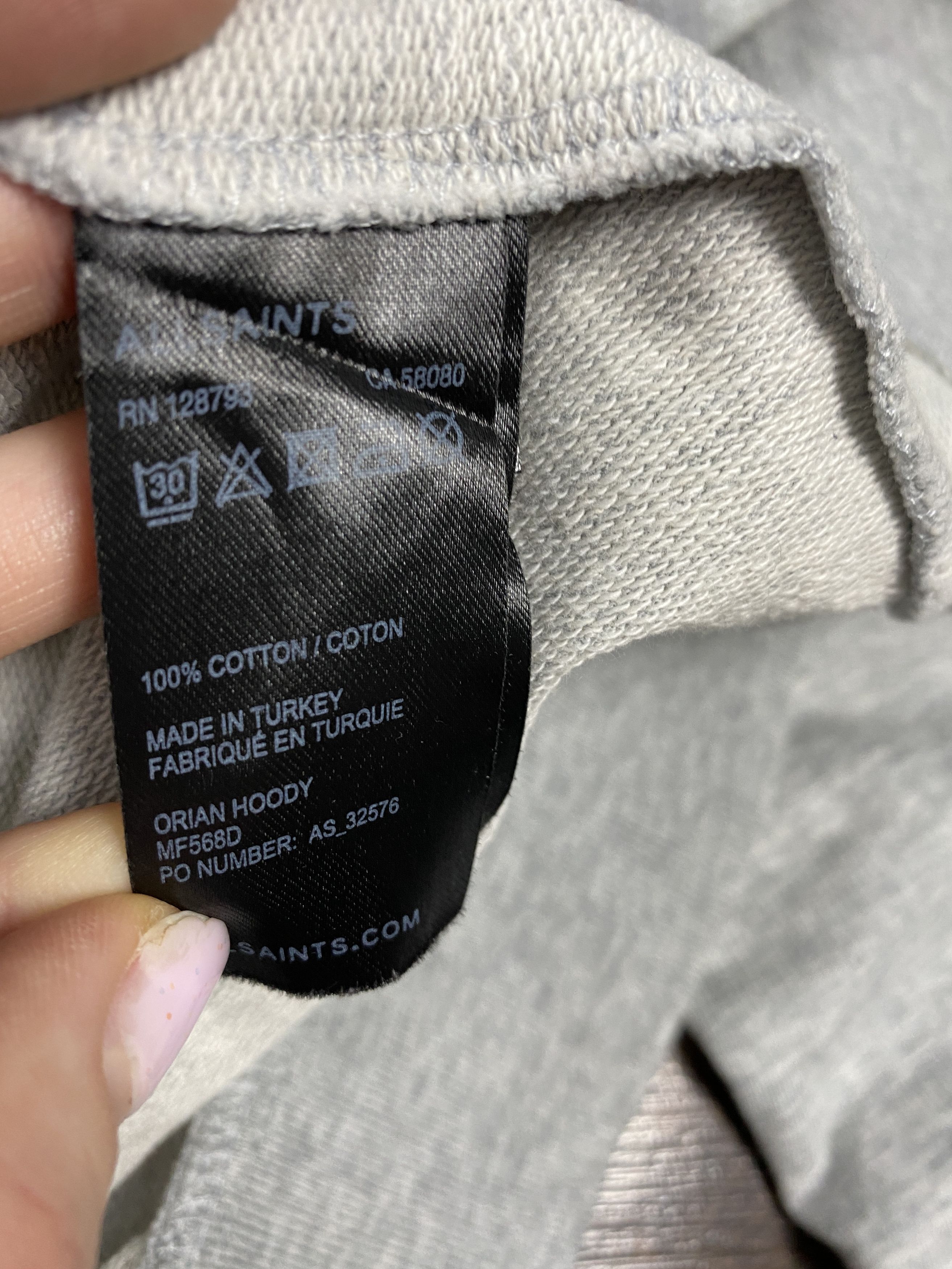 Allsaints Allsaints vintage zip hoodie y2k Size US M / EU 48-50 / 2 - 5 Thumbnail