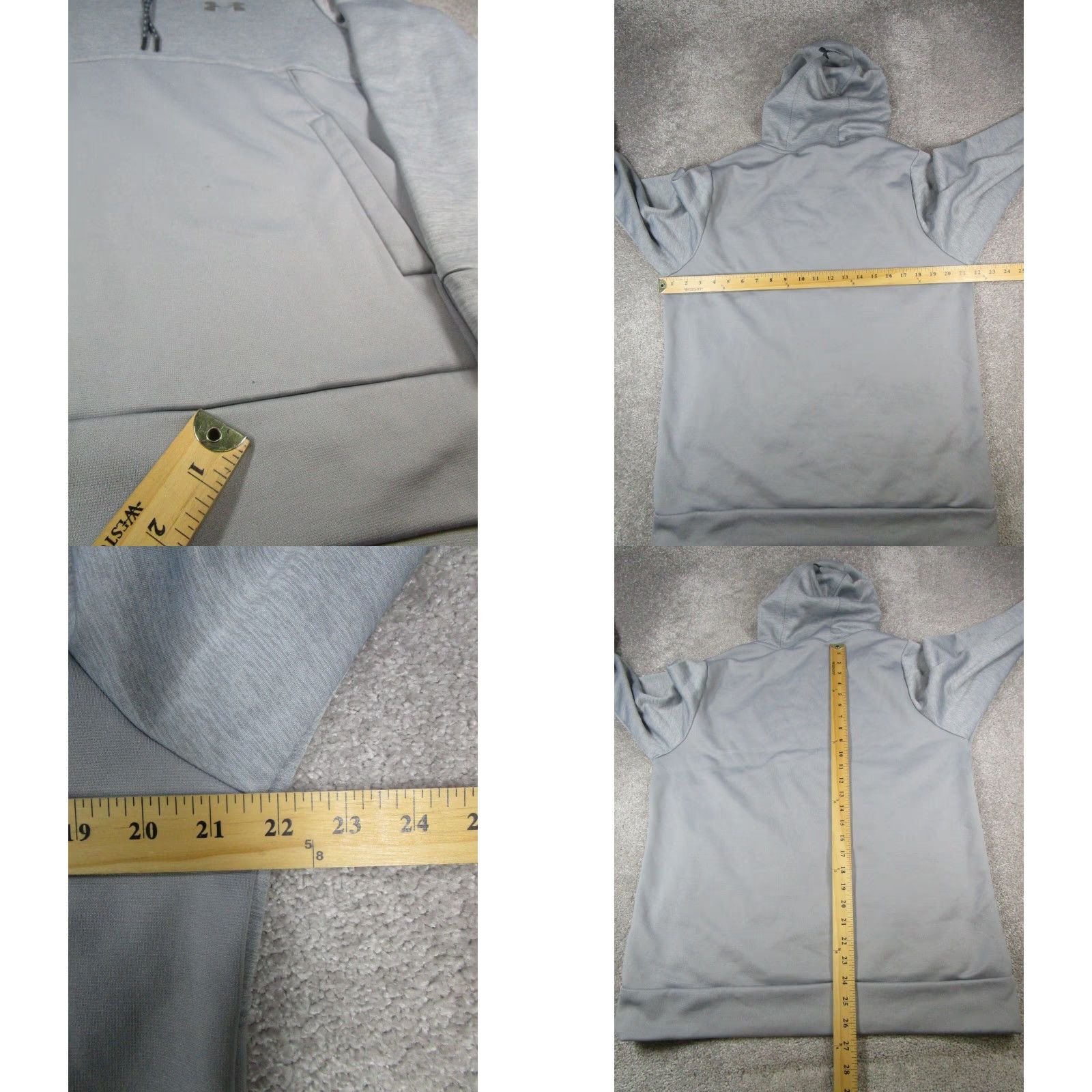 Under Armour Under Armour Storm Hoodie Mens M Gray Pullover Hoodie Gym & Training Running Mens Size US M / EU 48-50 / 2 - 8 Thumbnail