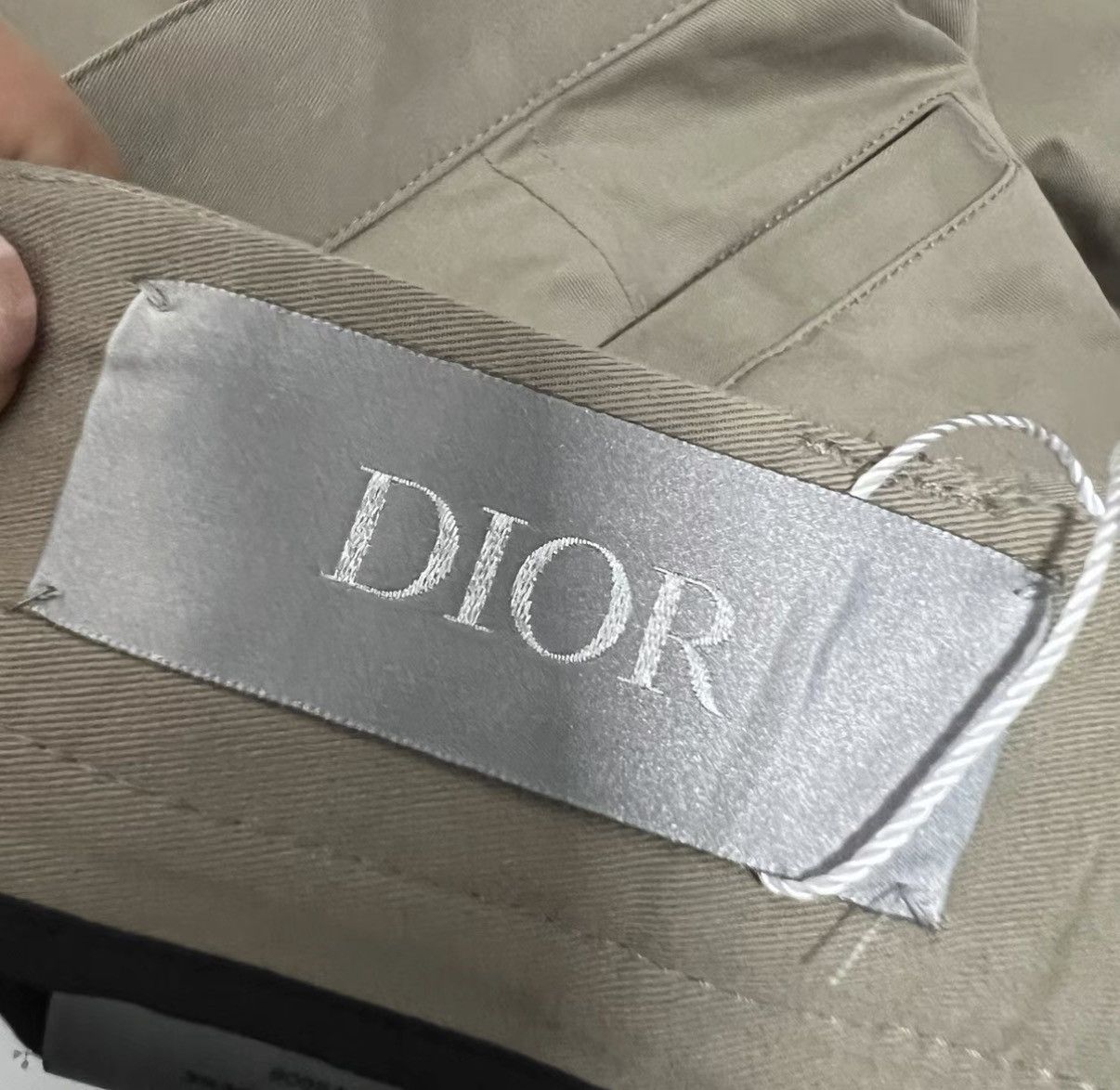 Dior Dior Khaki Wide-leg Pants J41 Size US 36 / EU 52 - 4 Thumbnail