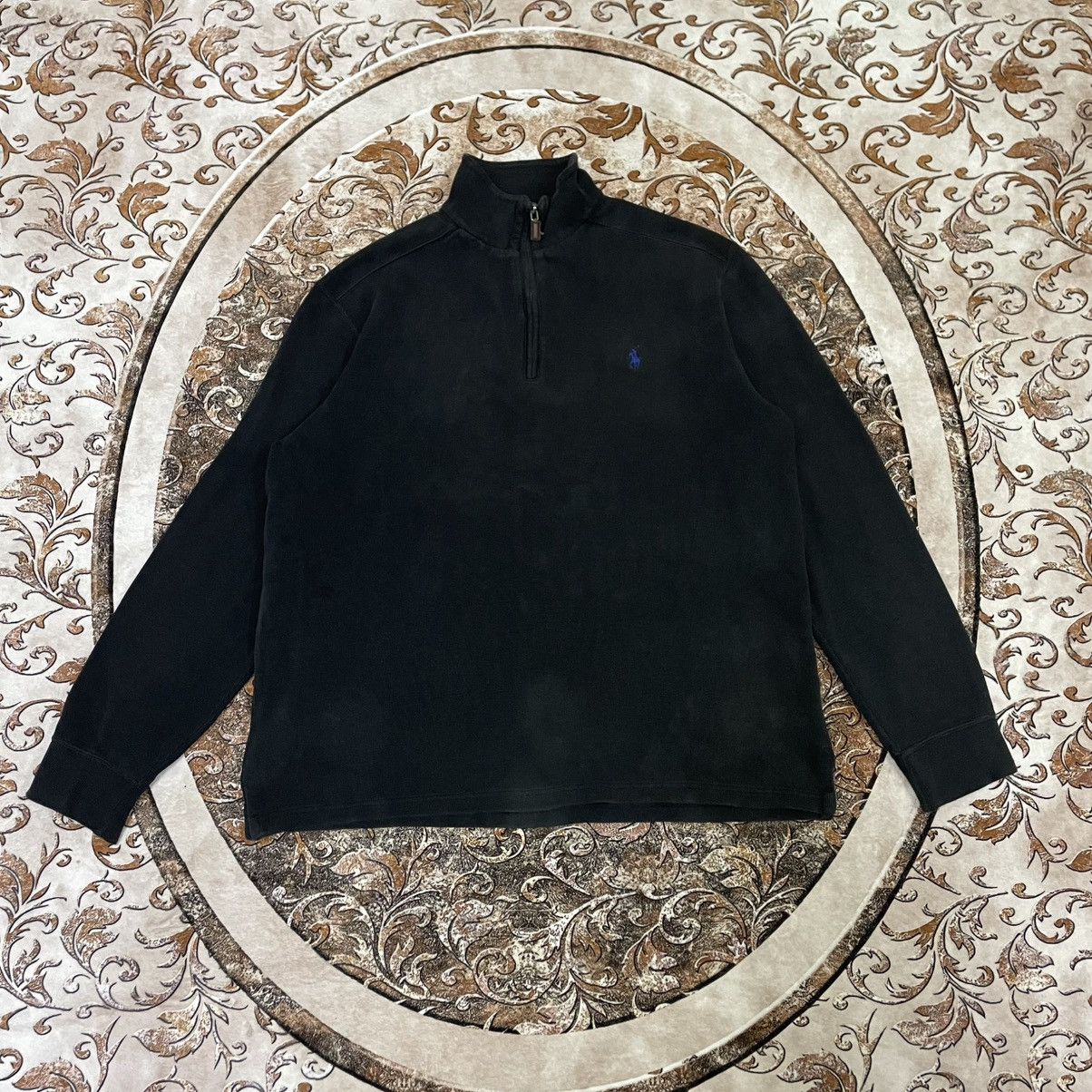 Polo Ralph Lauren 🔥Polo Ralph Lauren Small Pony Logo Half Zipper Sweatshirts Size US M / EU 48-50 / 2 - 1 Thumbnail
