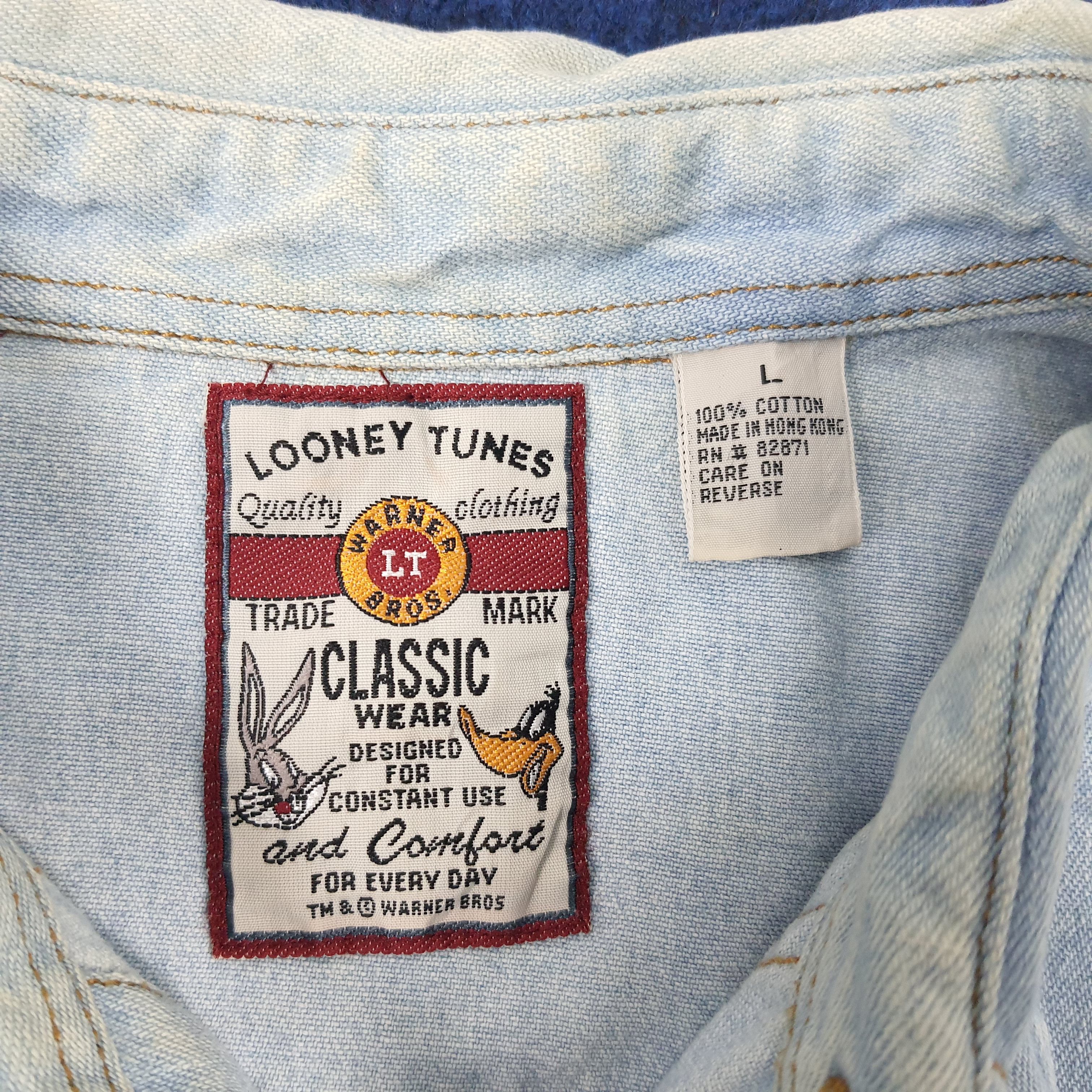Vintage × Warner Bros Vintage Wild West Looney Tunes Classics Embroidered Shirt Size US L / EU 52-54 / 3 - 7 Thumbnail