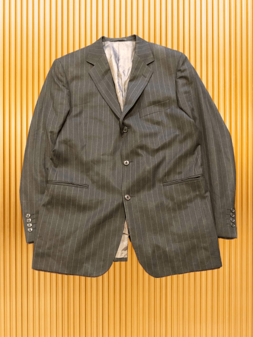 Yves Saint Laurent Vintage Y2K Yves Saint Laurent luxury striped Size 50R - 1 Thumbnail