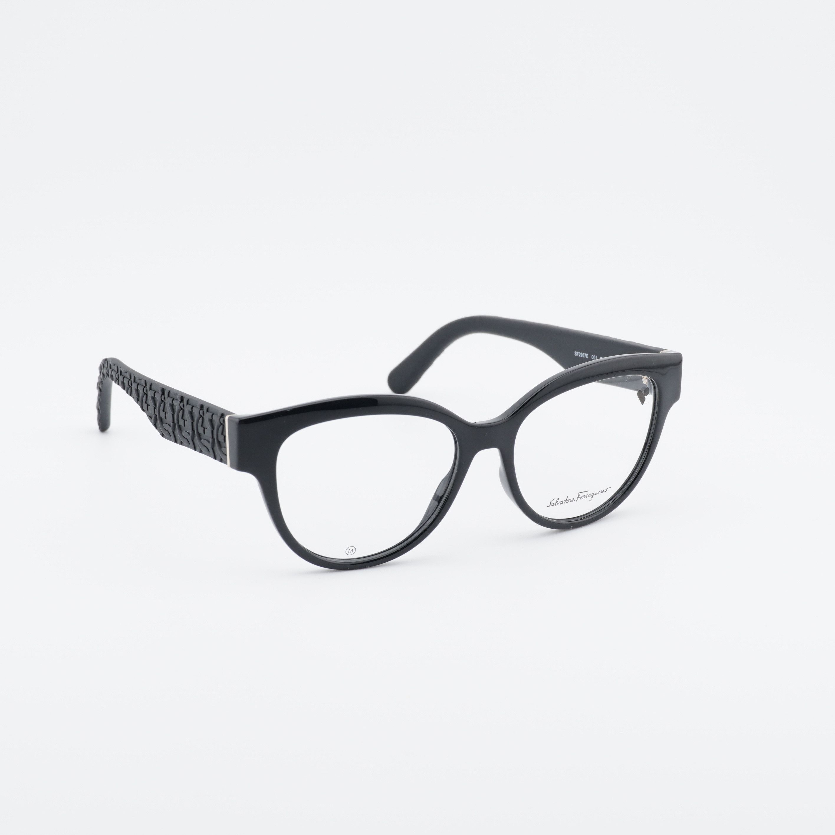 Salvatore Ferragamo Salvatore Ferragamo SF2957E 001 Eyeglasses Black 54mm Size ONE SIZE - 8 Thumbnail