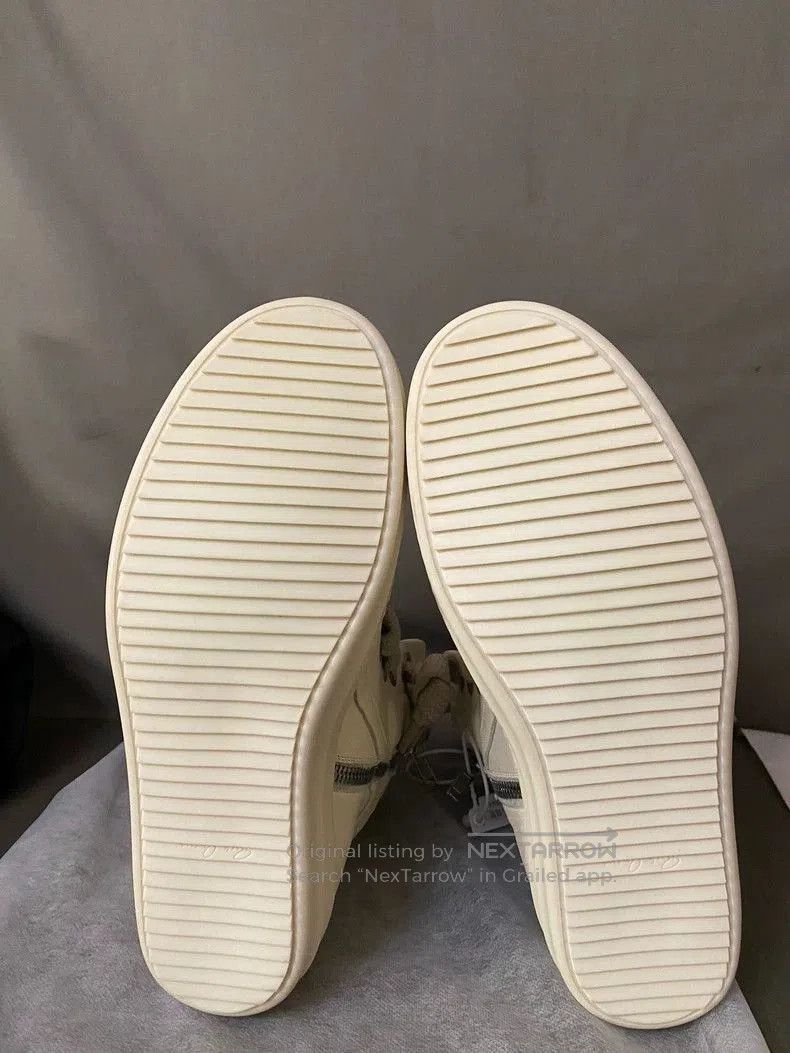 Rick Owens Rick Owens White High. Size US 11.5 / EU 44-45 - 6 Thumbnail