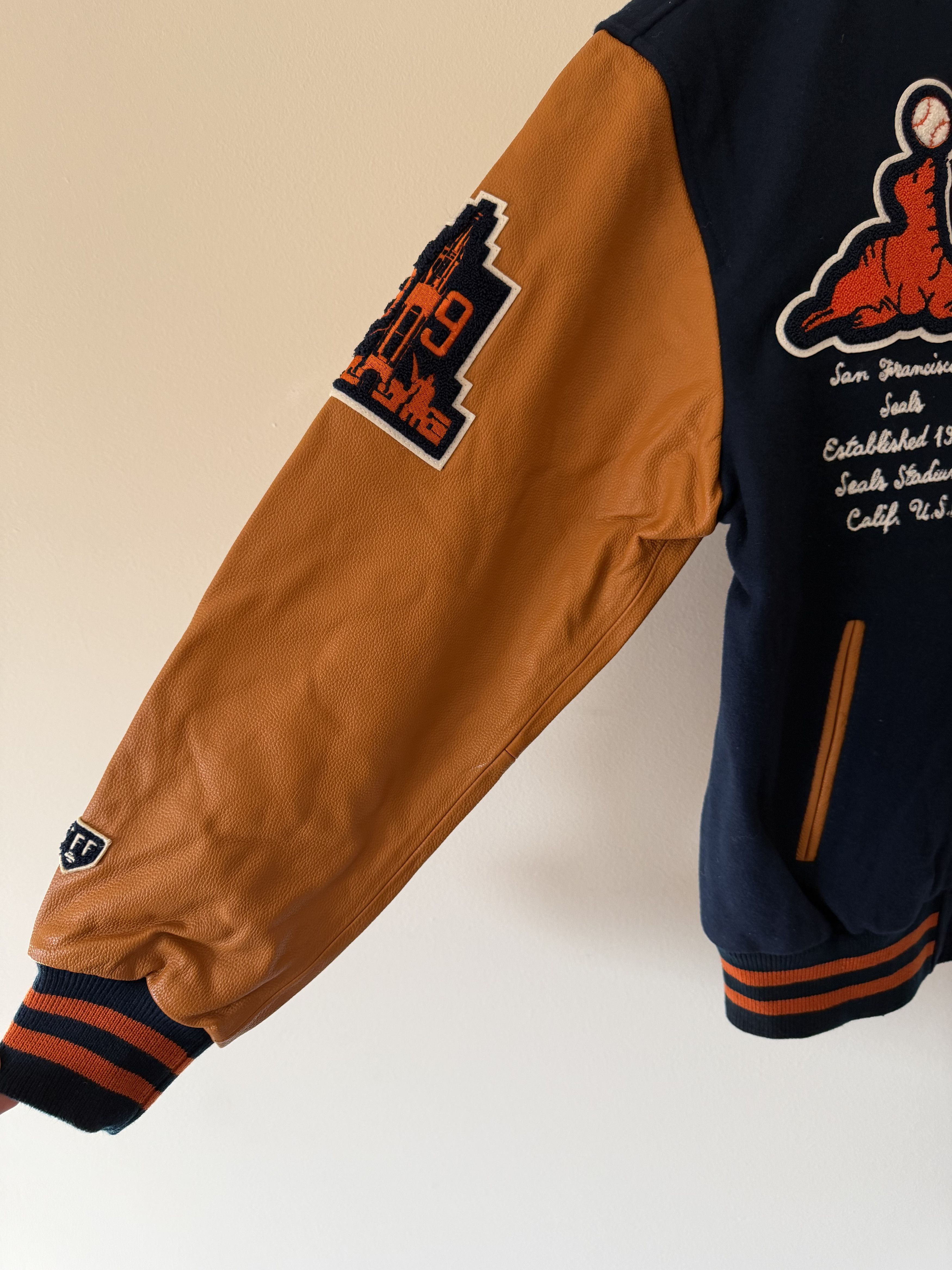 Ebbets Field Flannels Ebbets Field Flannels San Francisco Seals DNA Varisty Jacket Size US L / EU 52-54 / 3 - 6 Thumbnail