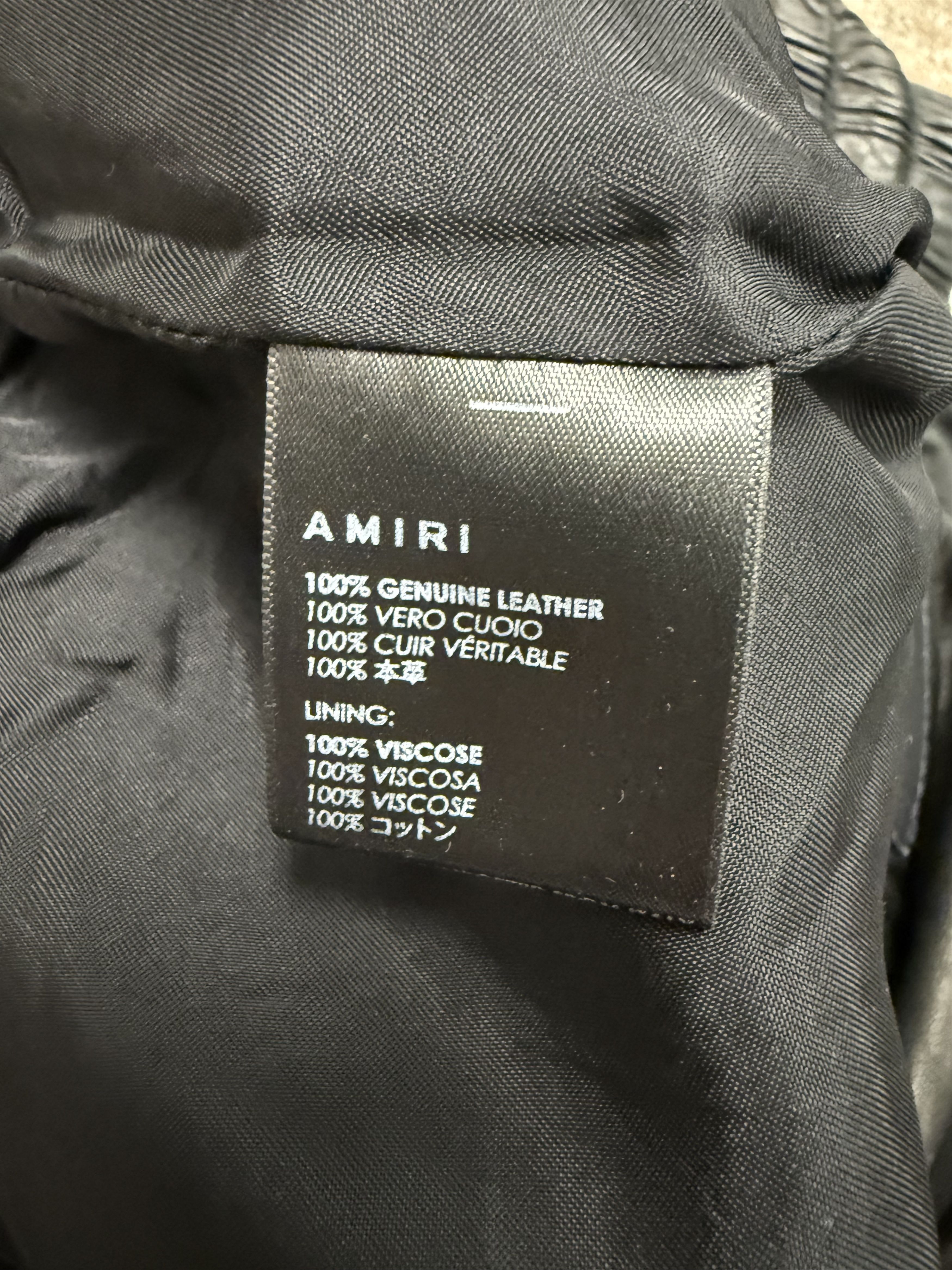 Amiri Amiri Leather Stripe Pants Size US 32 / EU 48 - 5 Thumbnail