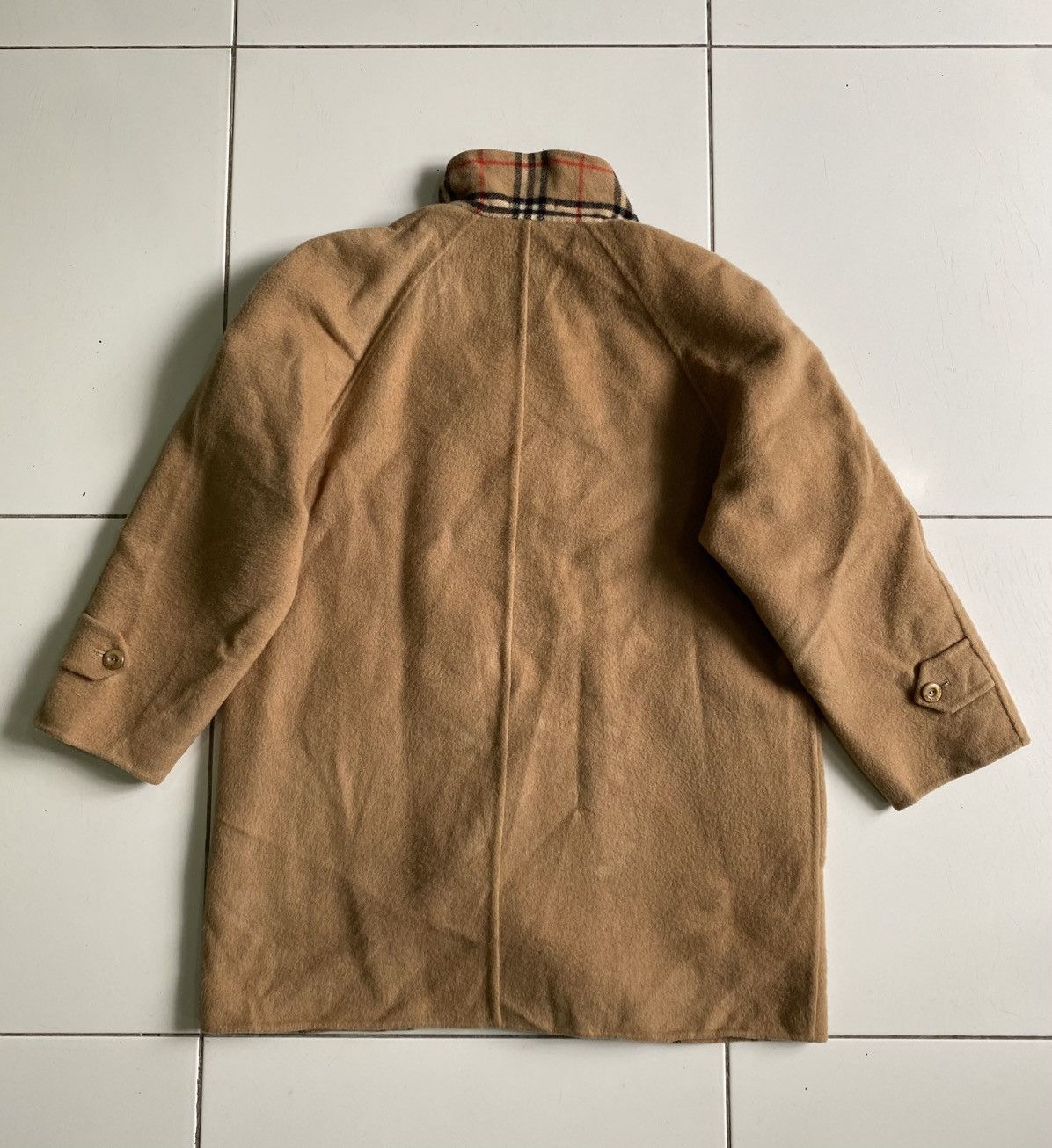Burberry Burberry Nova check Wool Brown Coats Size US M / EU 48-50 / 2 - 2 Thumbnail