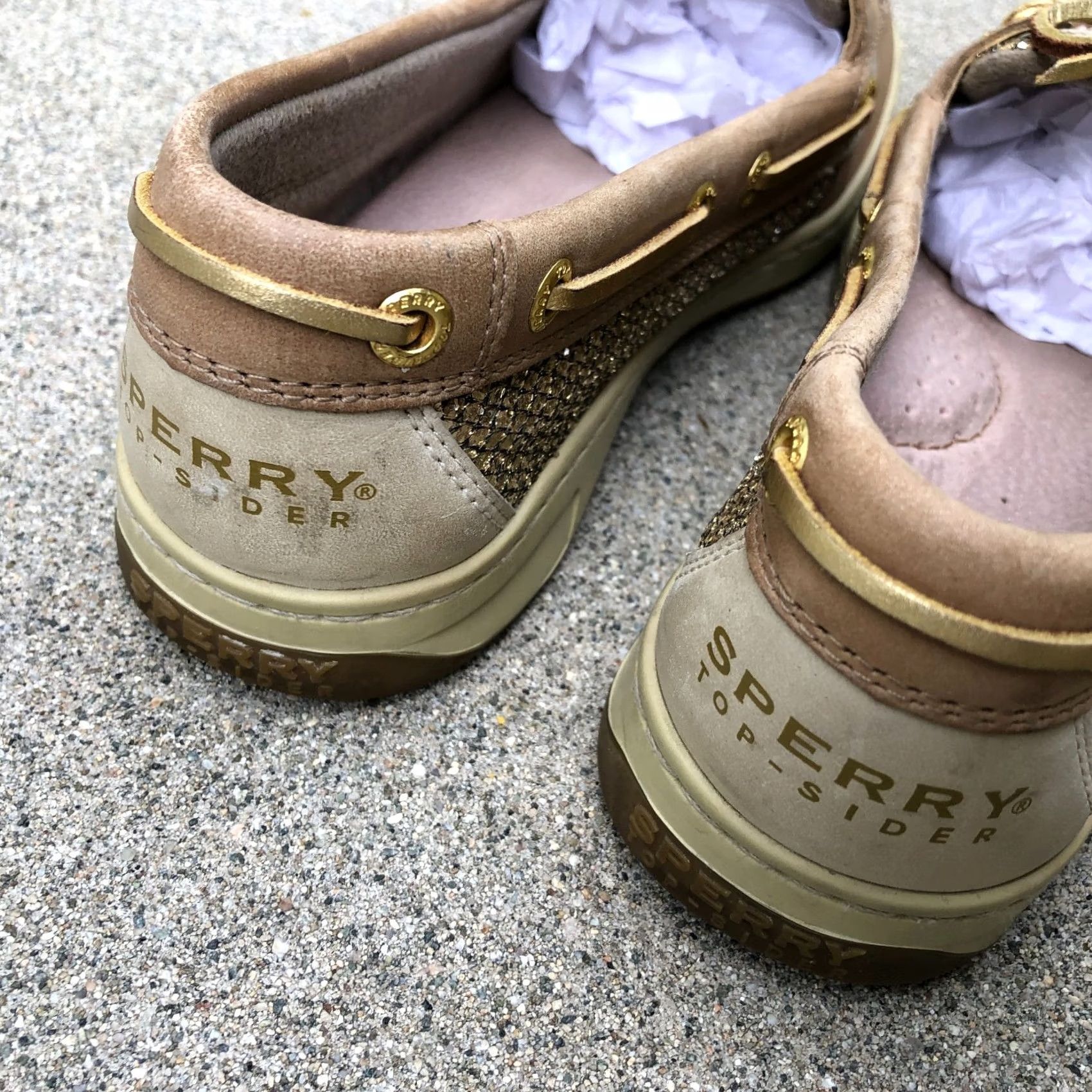 Sperry SPERRY TOP SIDER Leather Boat Shoes Loafers Womens 6 M Tan Brown Slip On 9101759 Size M / US 6-8 / IT 42-44 - 2 Thumbnail