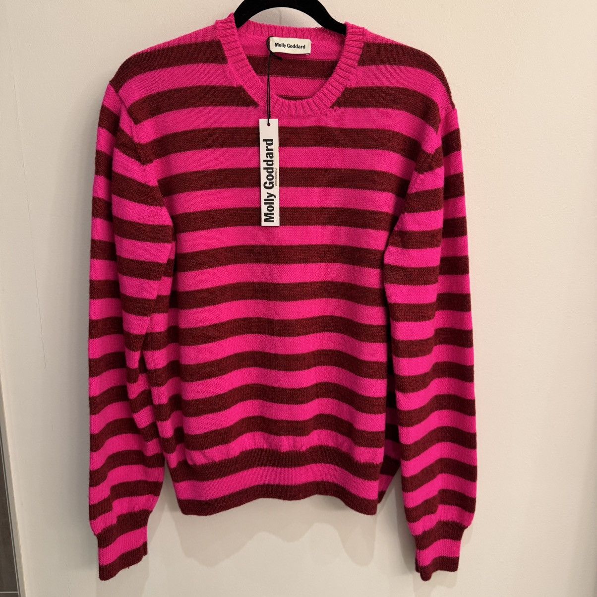 MOLLY GODDARD Pink & Red Flavin Stripe Sweater