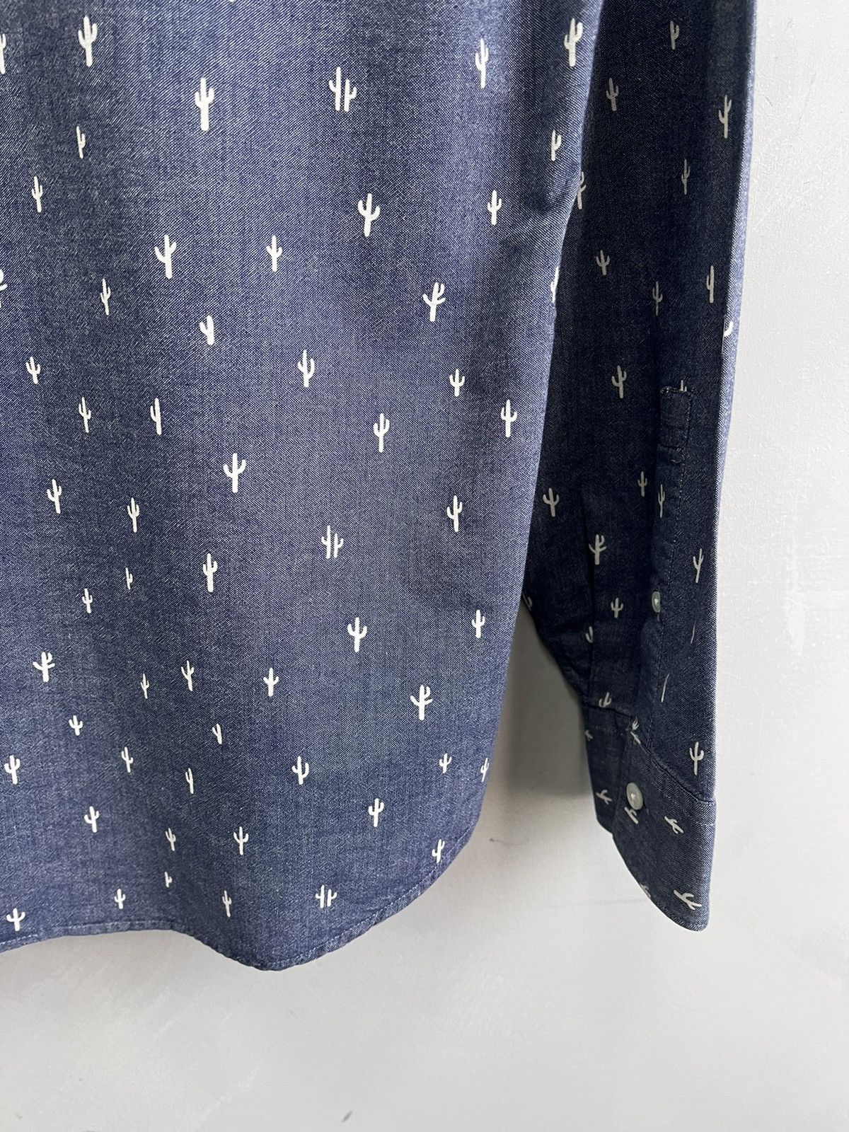 Kenzo Kenzo Shirt button up Streetwear Cactus Print Size US L / EU 52-54 / 3 - 12 Thumbnail