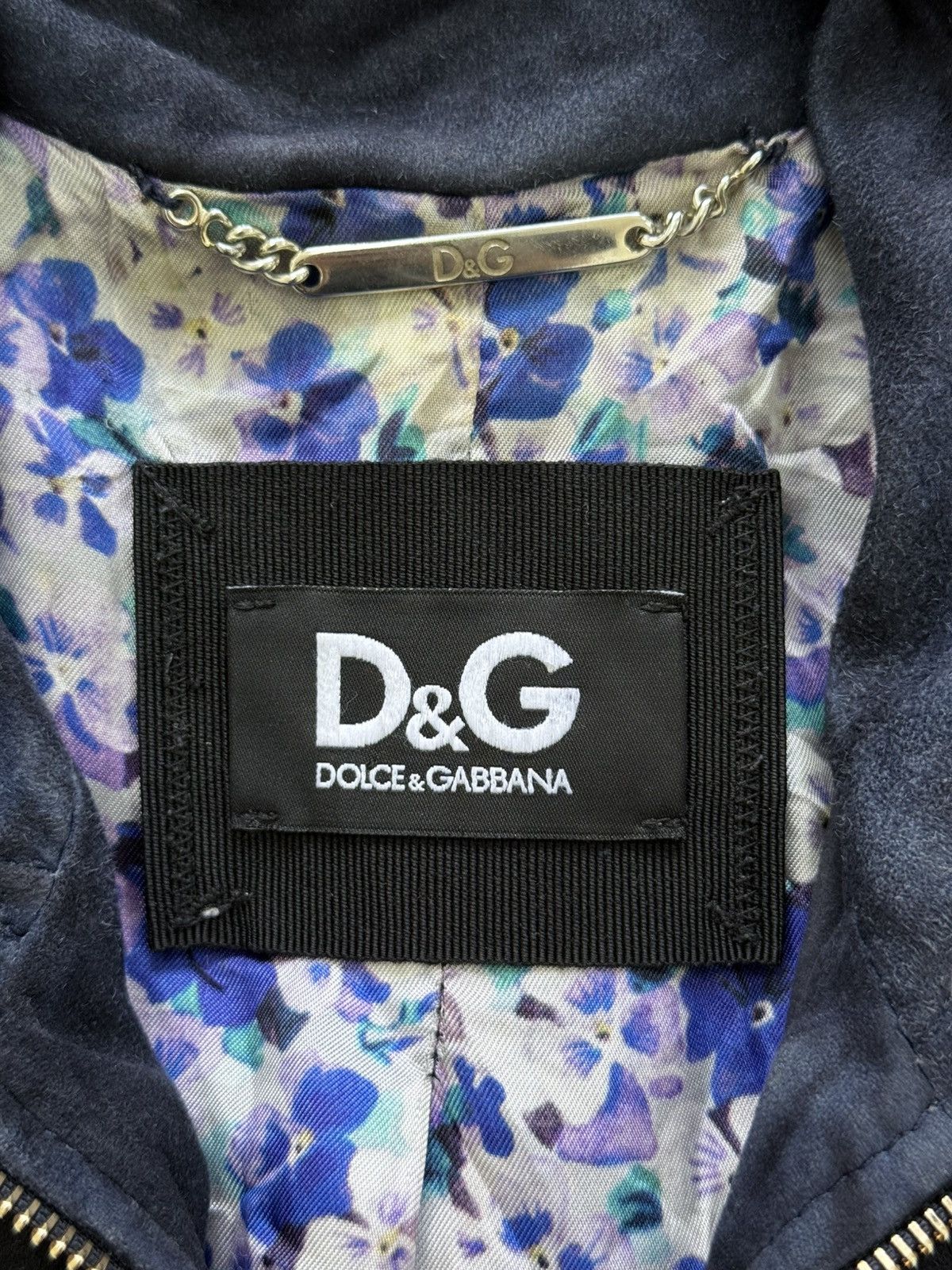 Dolce & Gabbana Dolce & Gabbana Lamb Suede Leather Jacket Size M / US 6-8 / IT 42-44 - 10 Thumbnail
