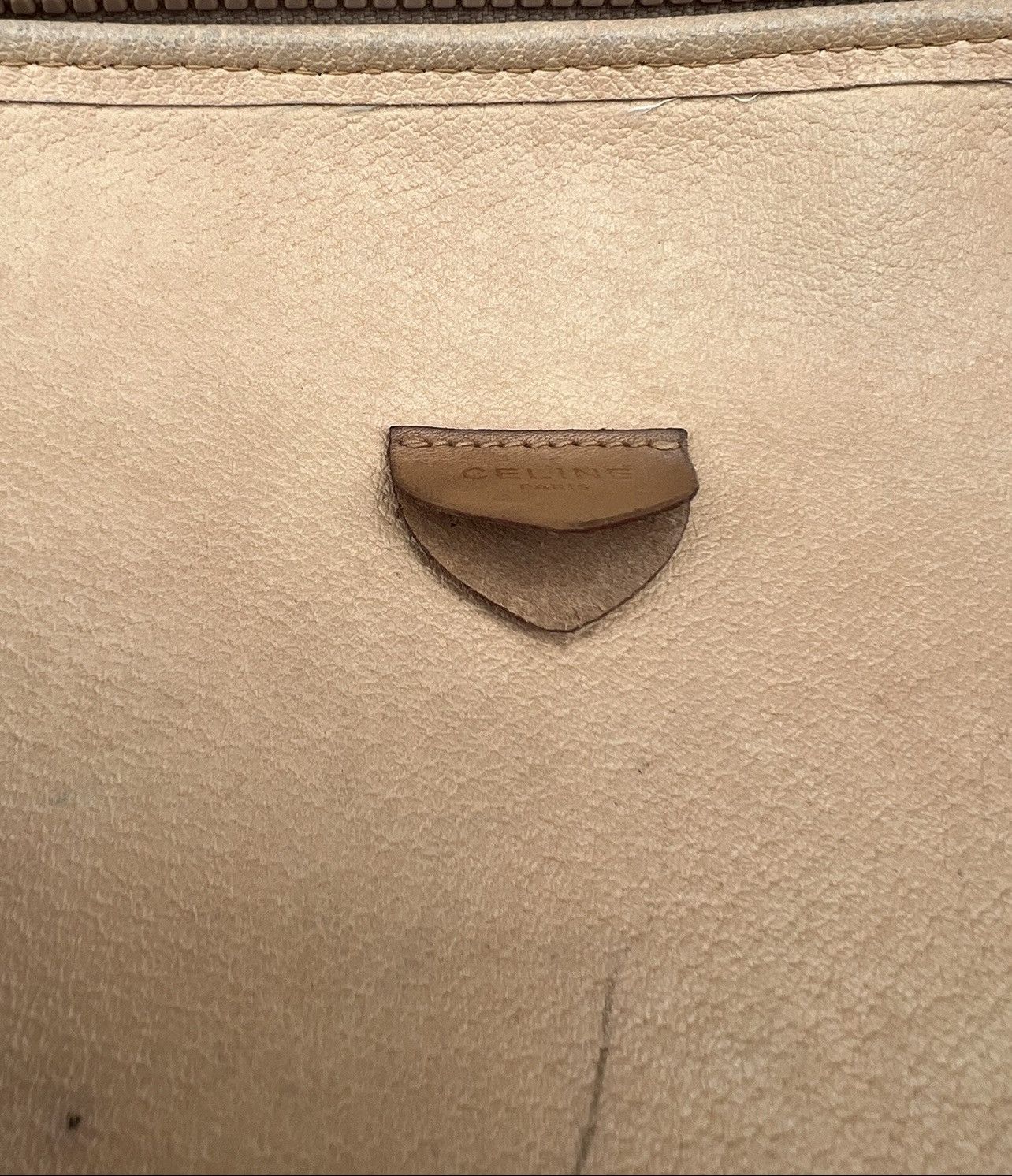 Celine Vintage 90s Celine Paris Monogram Leather Bag Size ONE SIZE - 21 Thumbnail