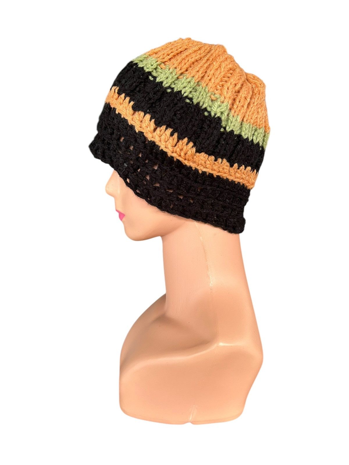 Japanese Brand × Kapital × Vintage Crochet Knitted handmade Beanie Hats Size ONE SIZE - 4 Thumbnail