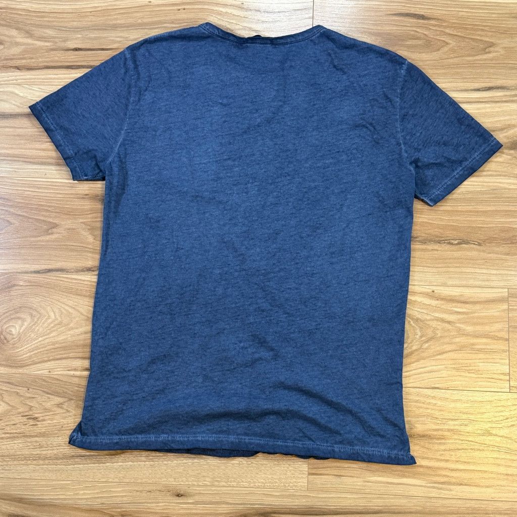 Other Prime Fashion Men’s L Blue Cotton Henley Made in Italy Size US L / EU 52-54 / 3 - 2 Thumbnail