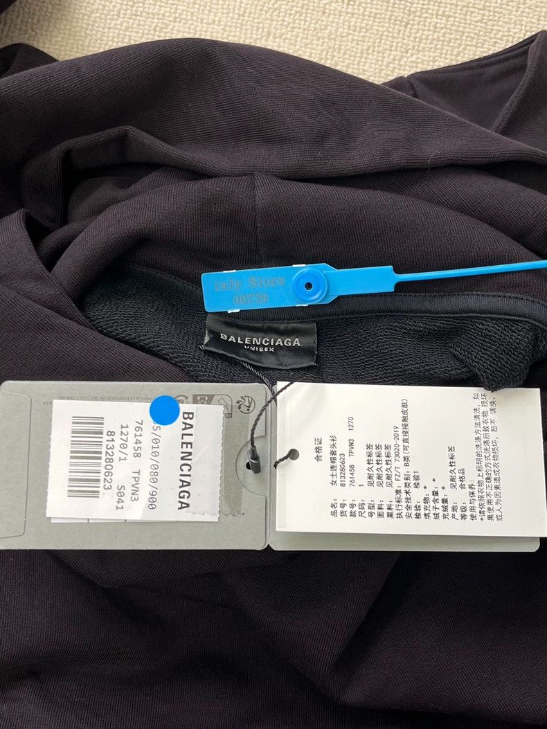 Balenciaga Balenciaga size 1 Solid Hooded Pullover Long Sleeve Sweater Size XS / US 0-2 / IT 36-38 - 5 Thumbnail