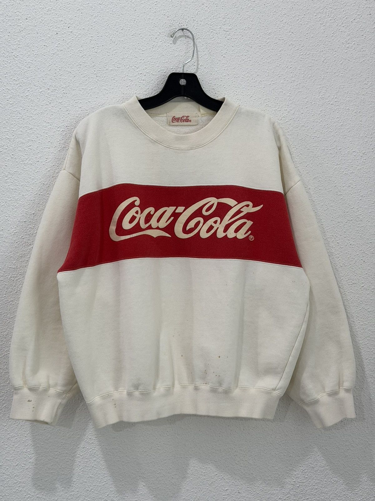 Coca Cola Vintage 80s Coca Cola Crewneck Sweatshirt Size L Boxy Fit Size US L / EU 52-54 / 3 - 3 Thumbnail