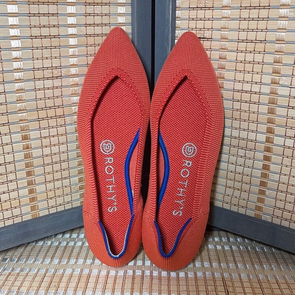 Rothy's Rothy's The Point Persimmon Flats size 6.5 Size US 6.5 / IT 36.5 - 1 Thumbnail